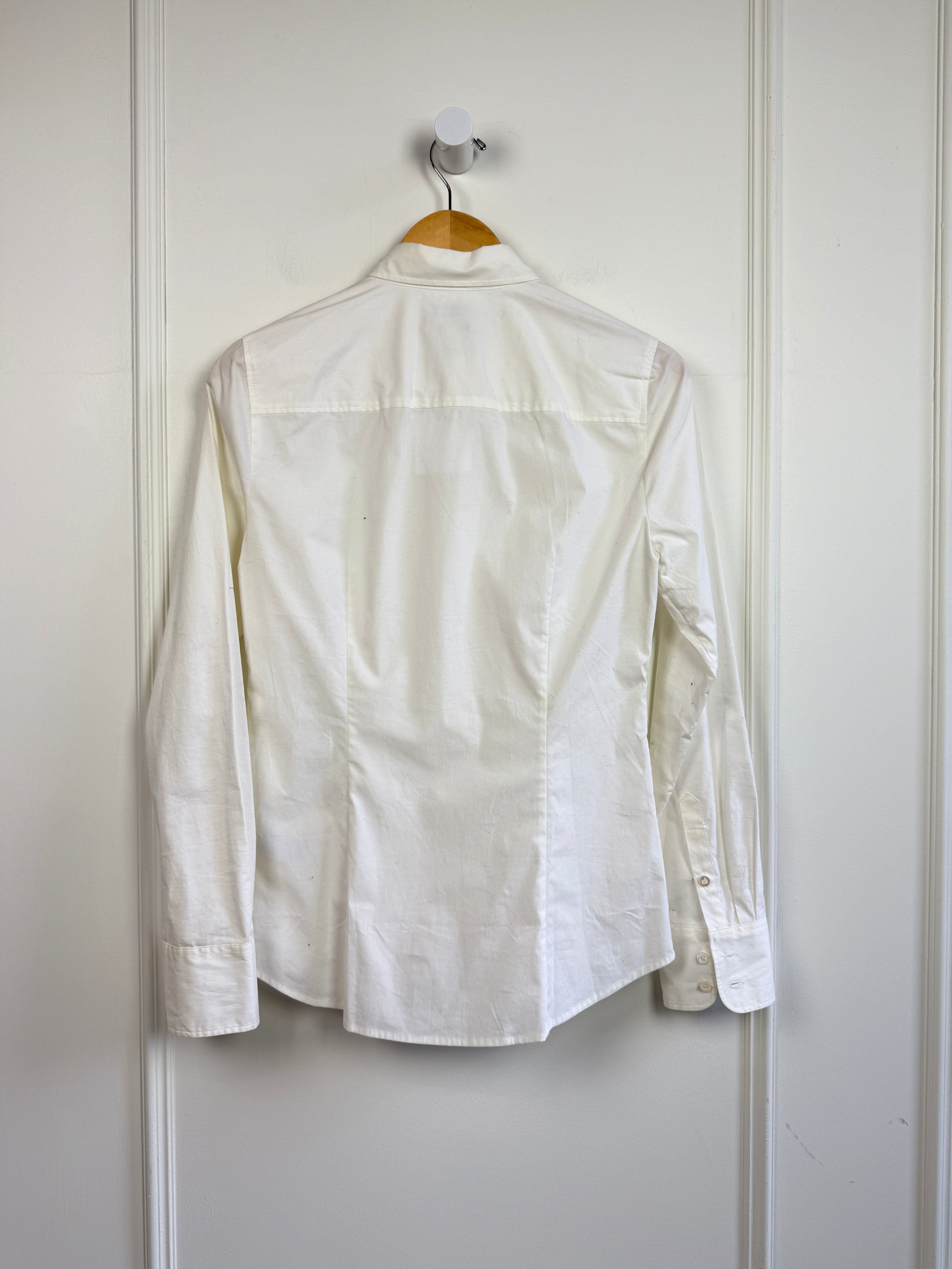 J Crew White Button Up (S)