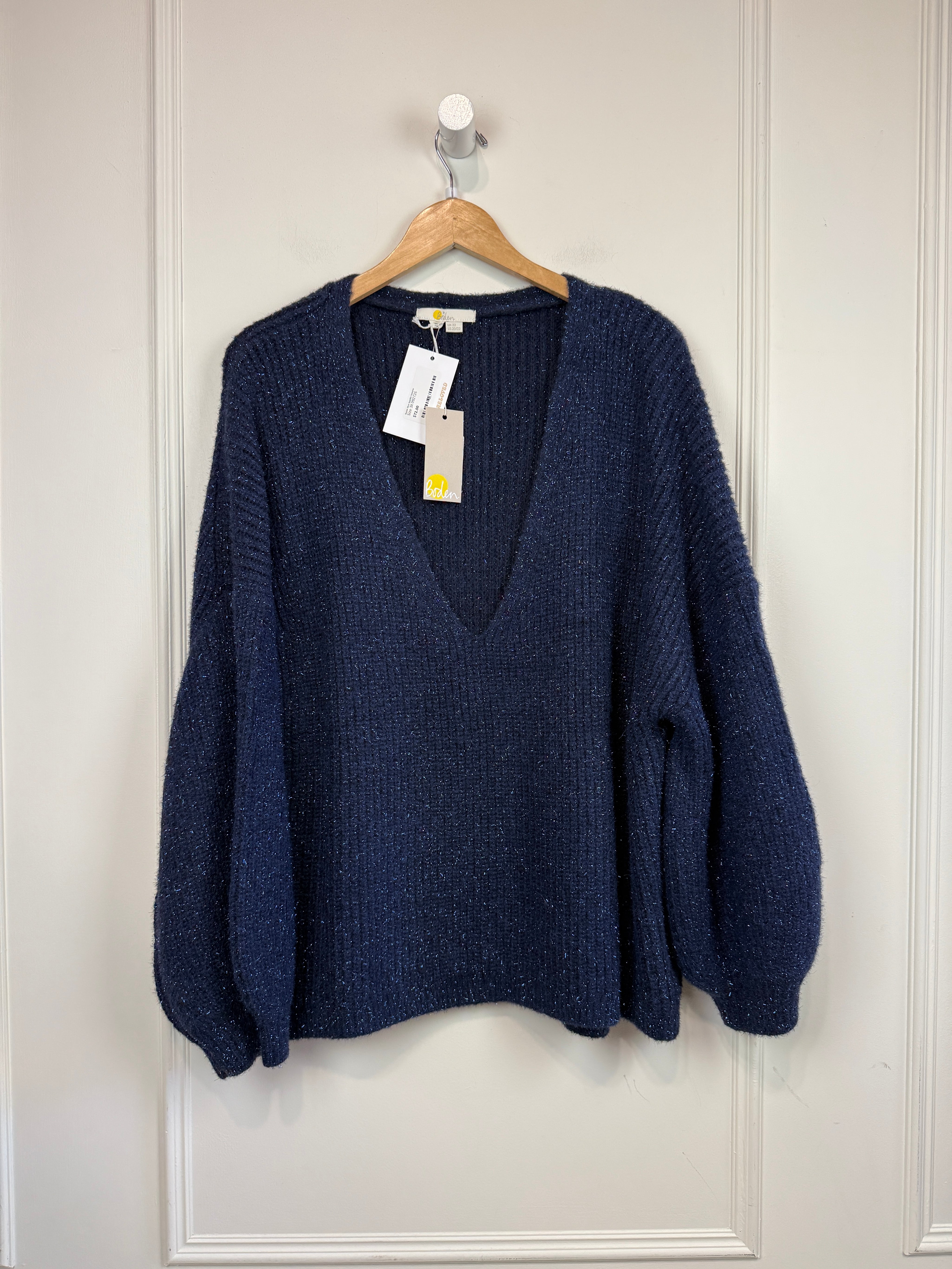 Boden Blue Sparkle Sweater (3X)