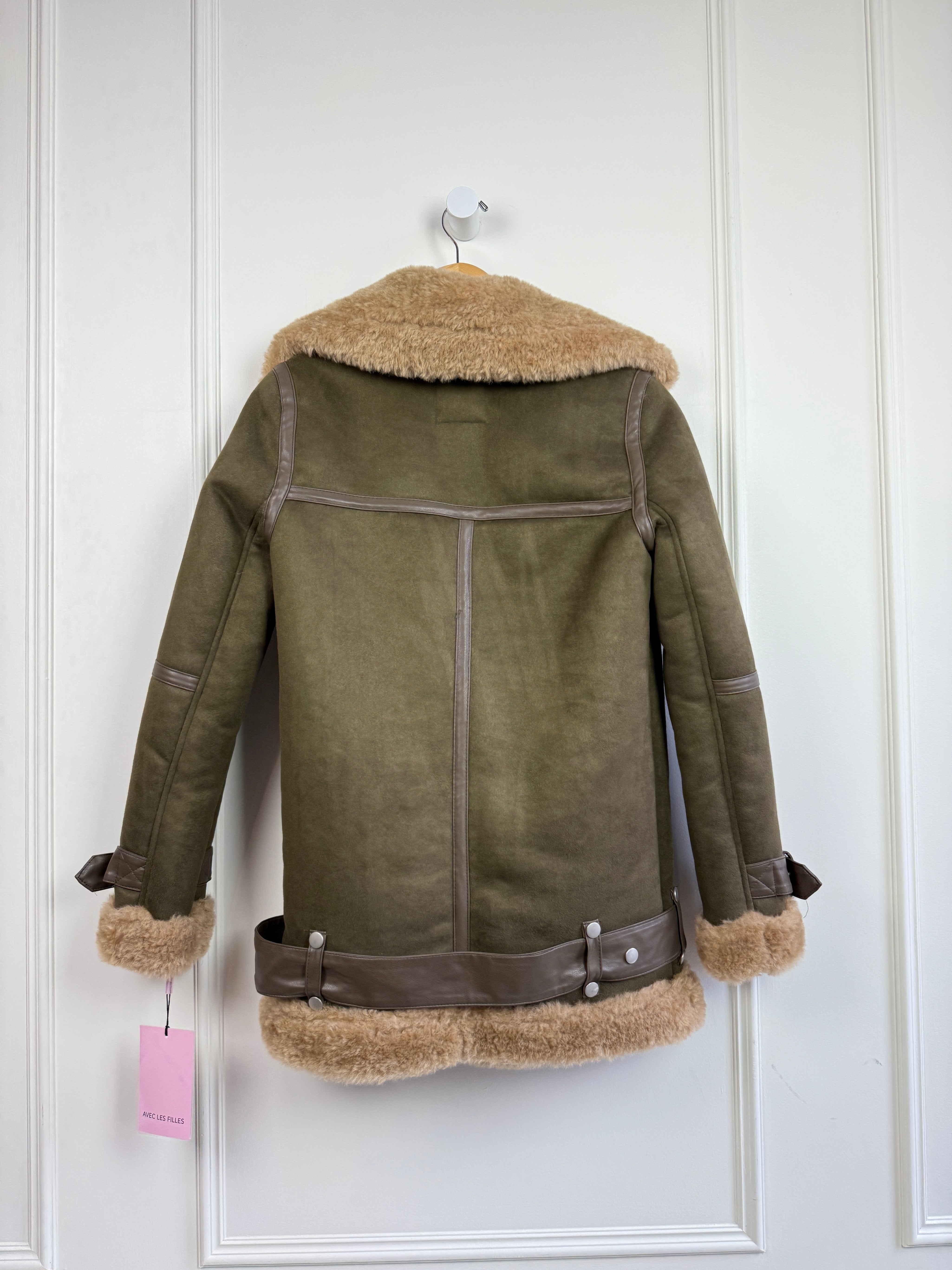 Avec Les Filles Faux Fur Jacket (XXS)