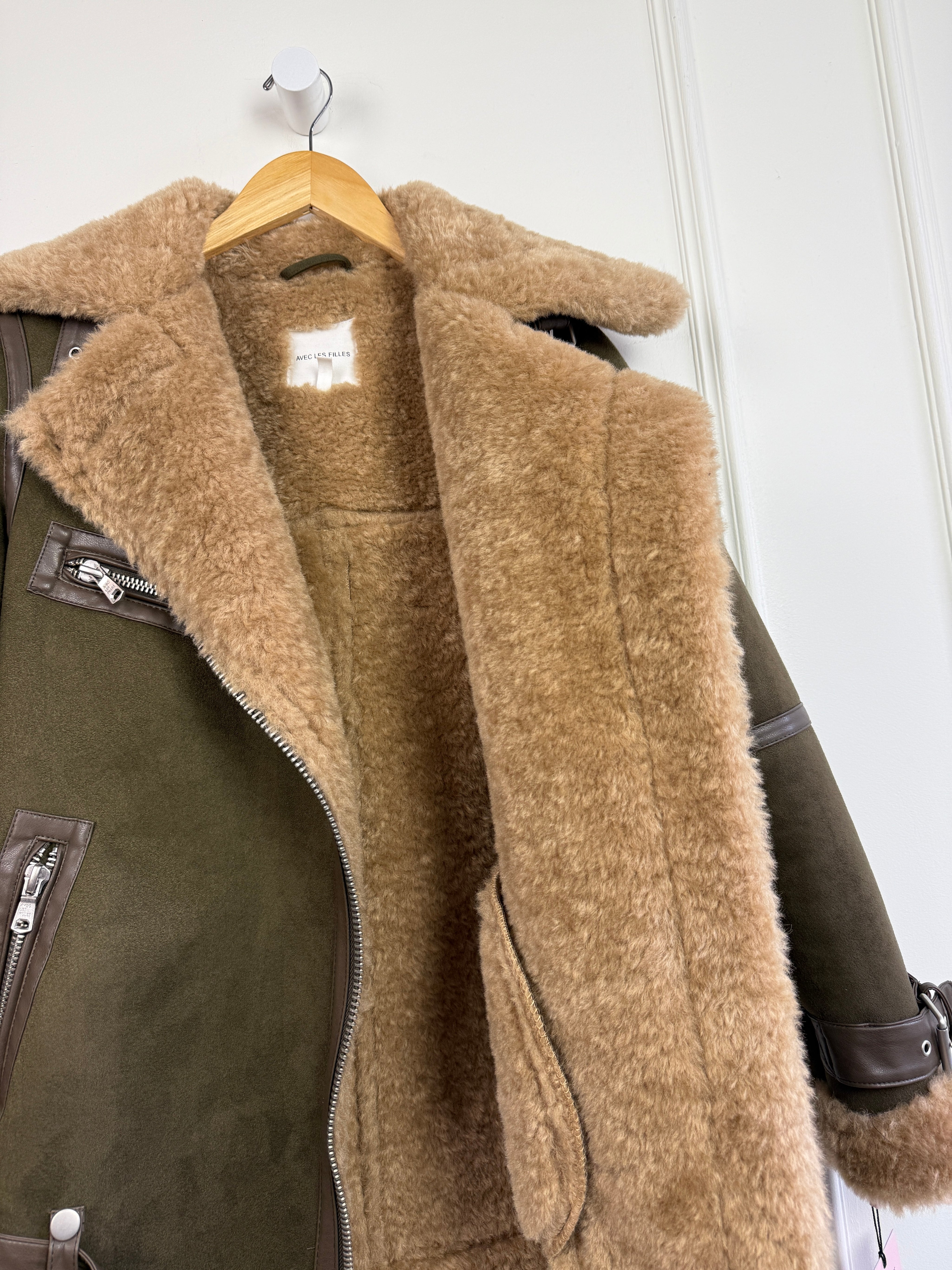 Avec Les Filles Faux Fur Jacket (XXS)