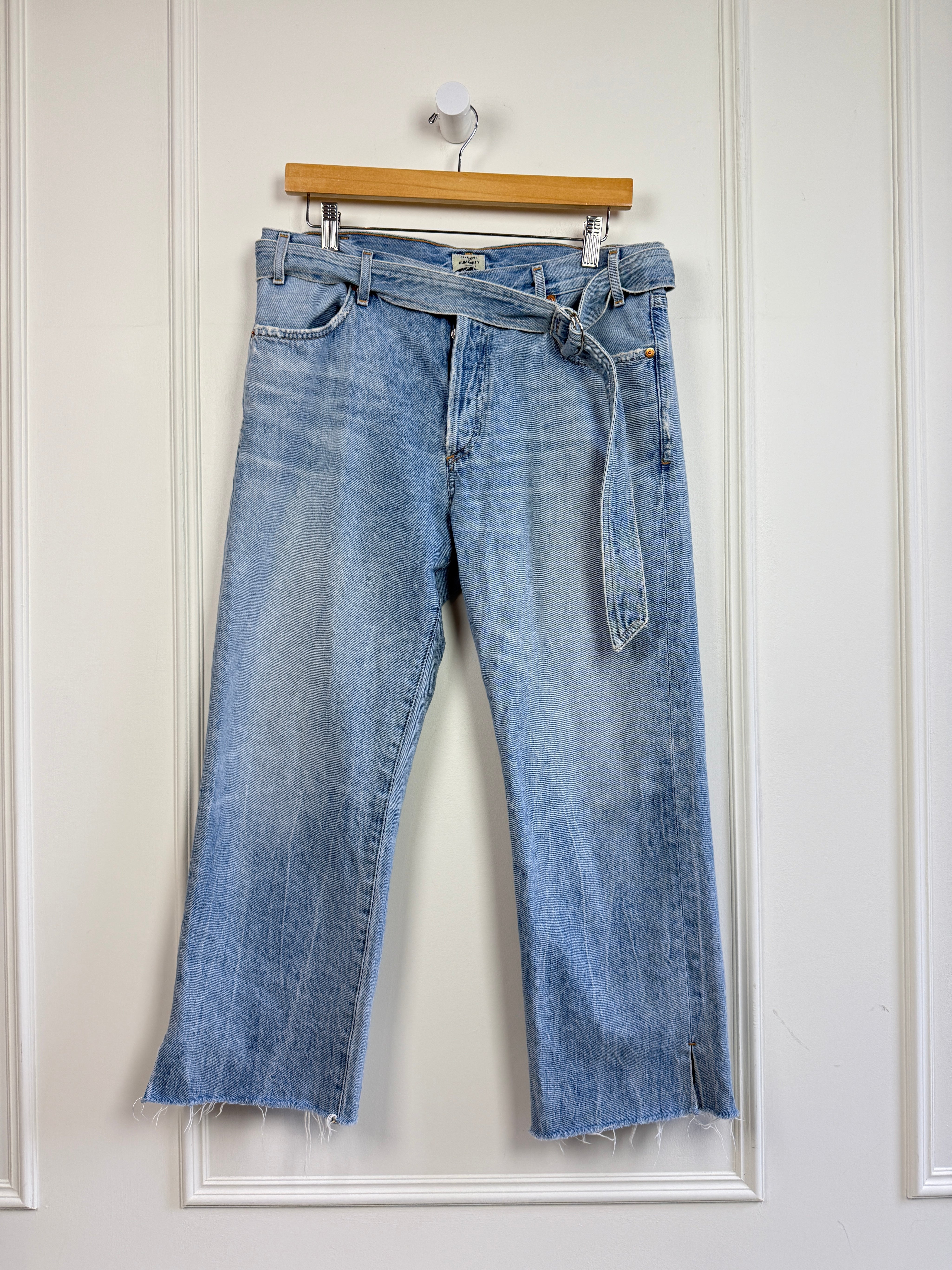Citizens of Humanity Wide Leg Belted Denim (30/10)