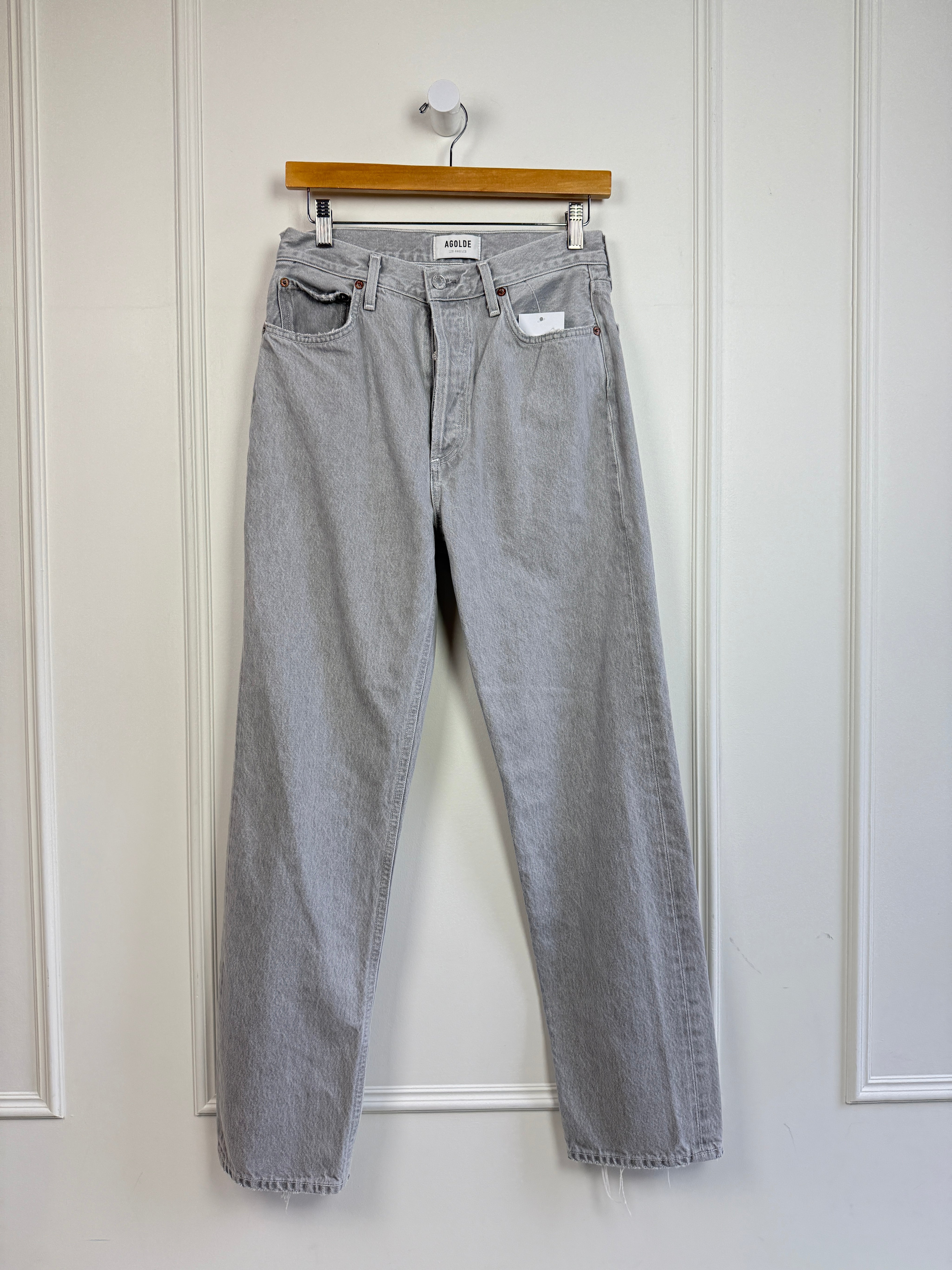 AGOLDE Grey 90s Pinch Waist Denim (4/27)