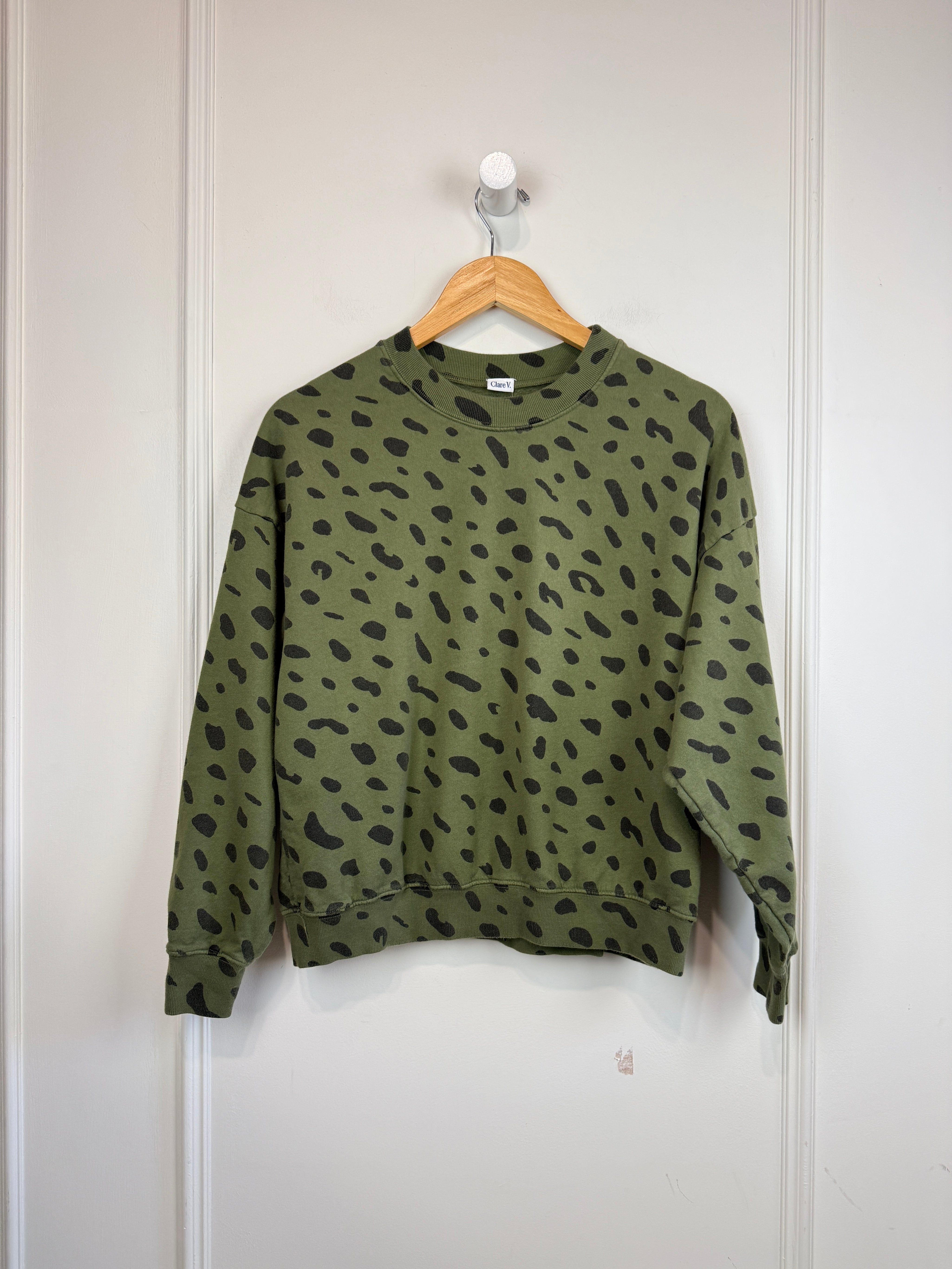 Clare V Green Sweatshirt (M)