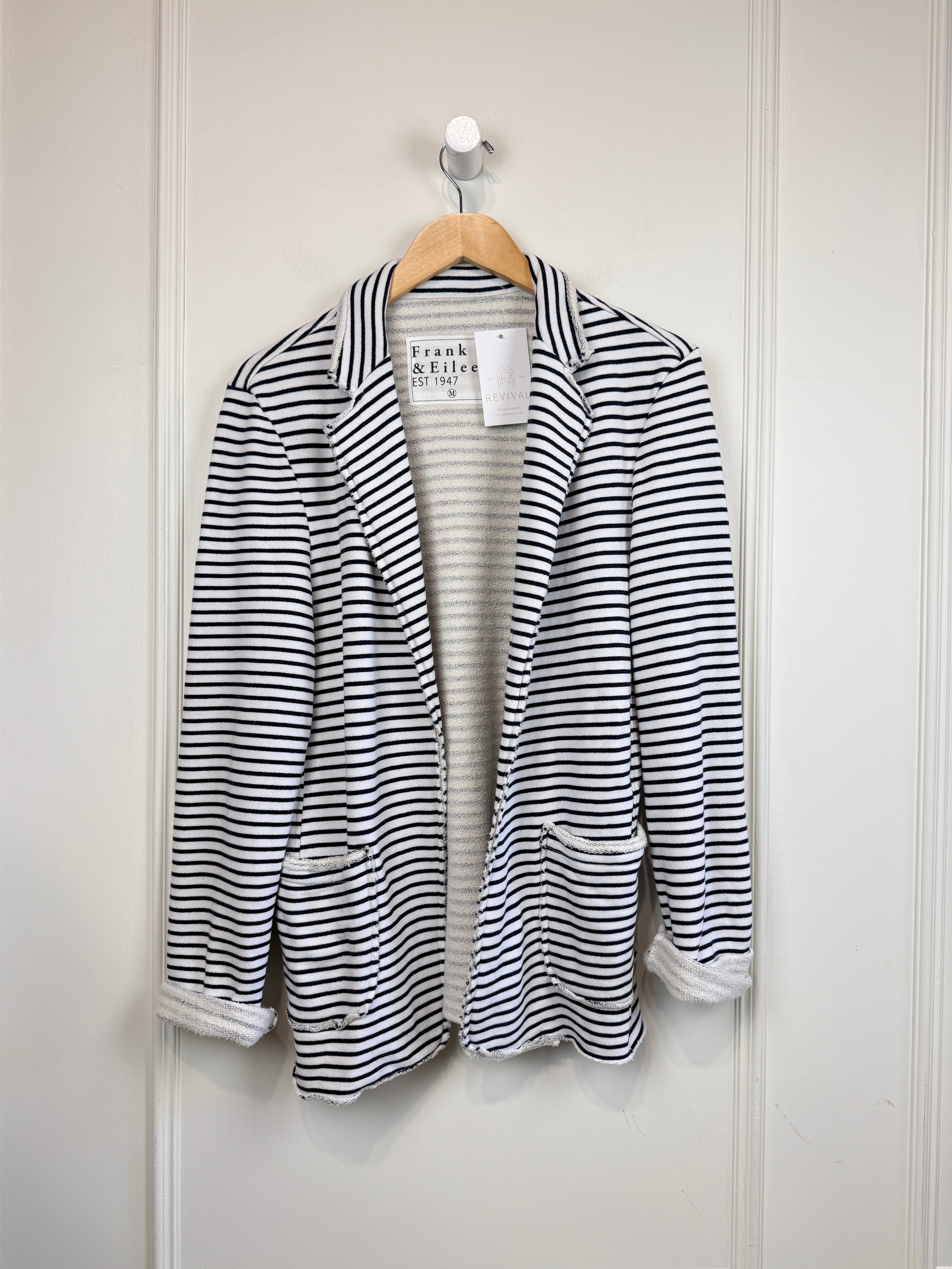 Frank & Eileen Striped Cardigan (M)