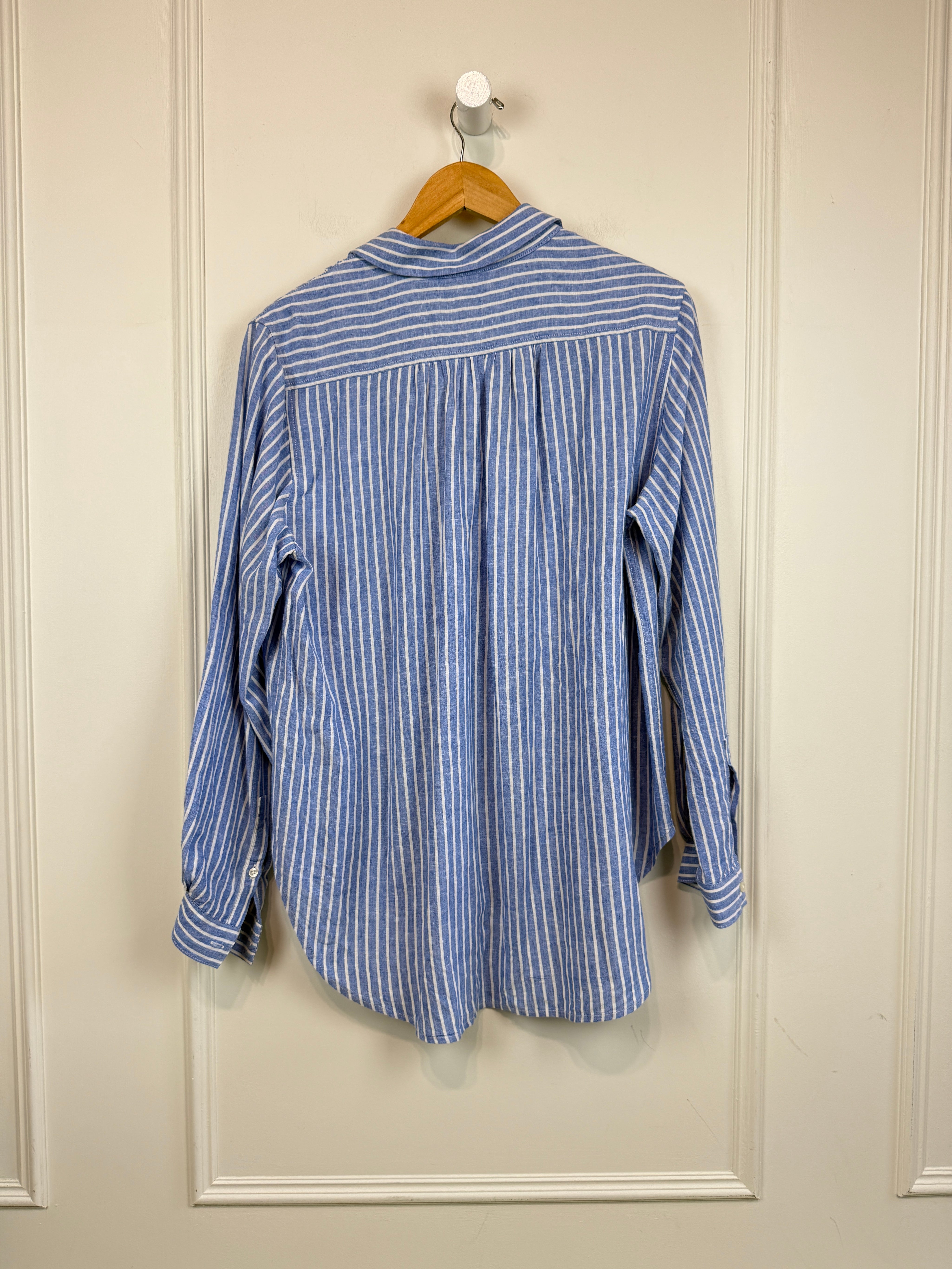Trovata Blue Linen Tunic (M)