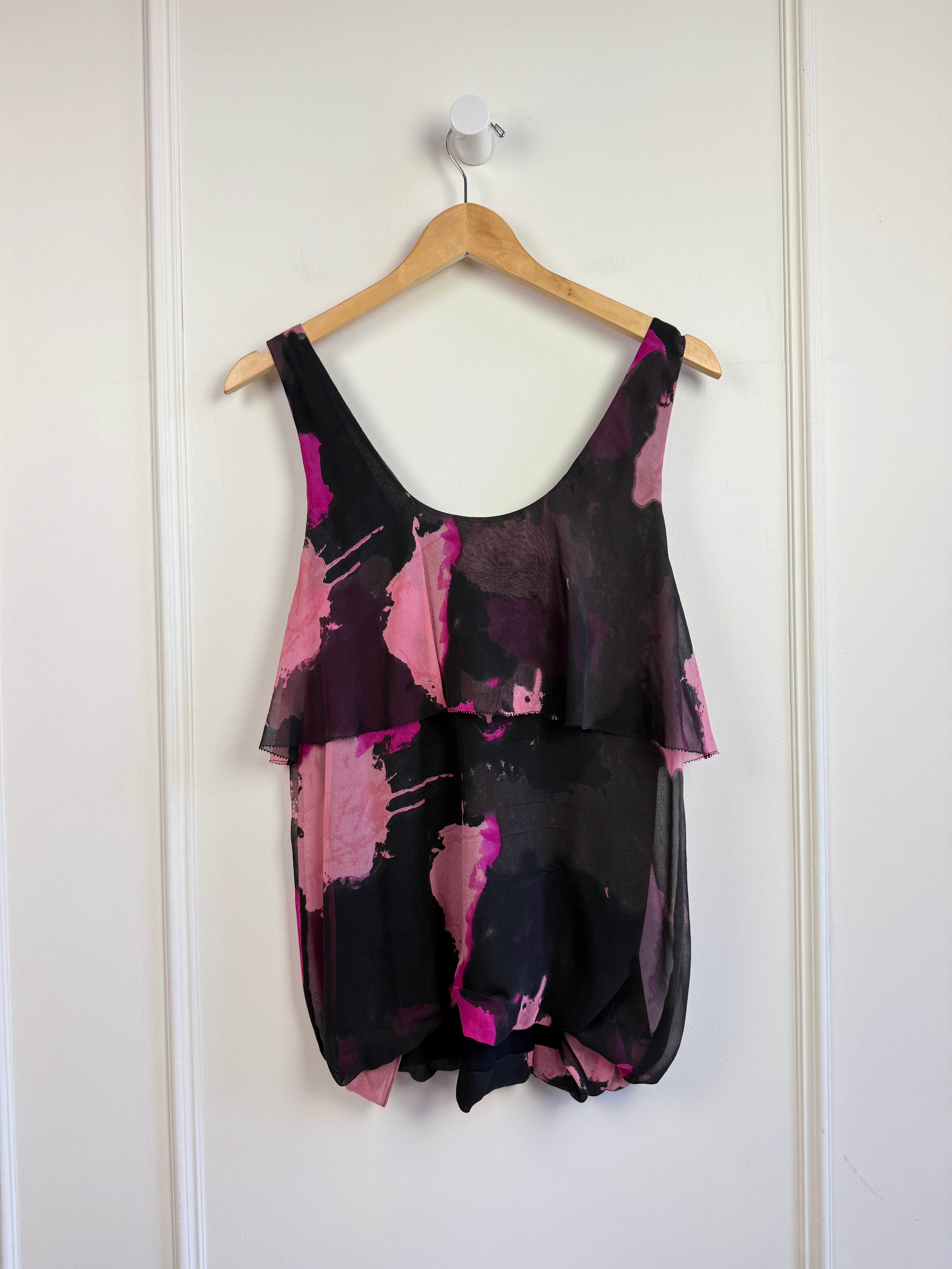 Diane Von Furstenberg Silk Tank Top (10/M)
