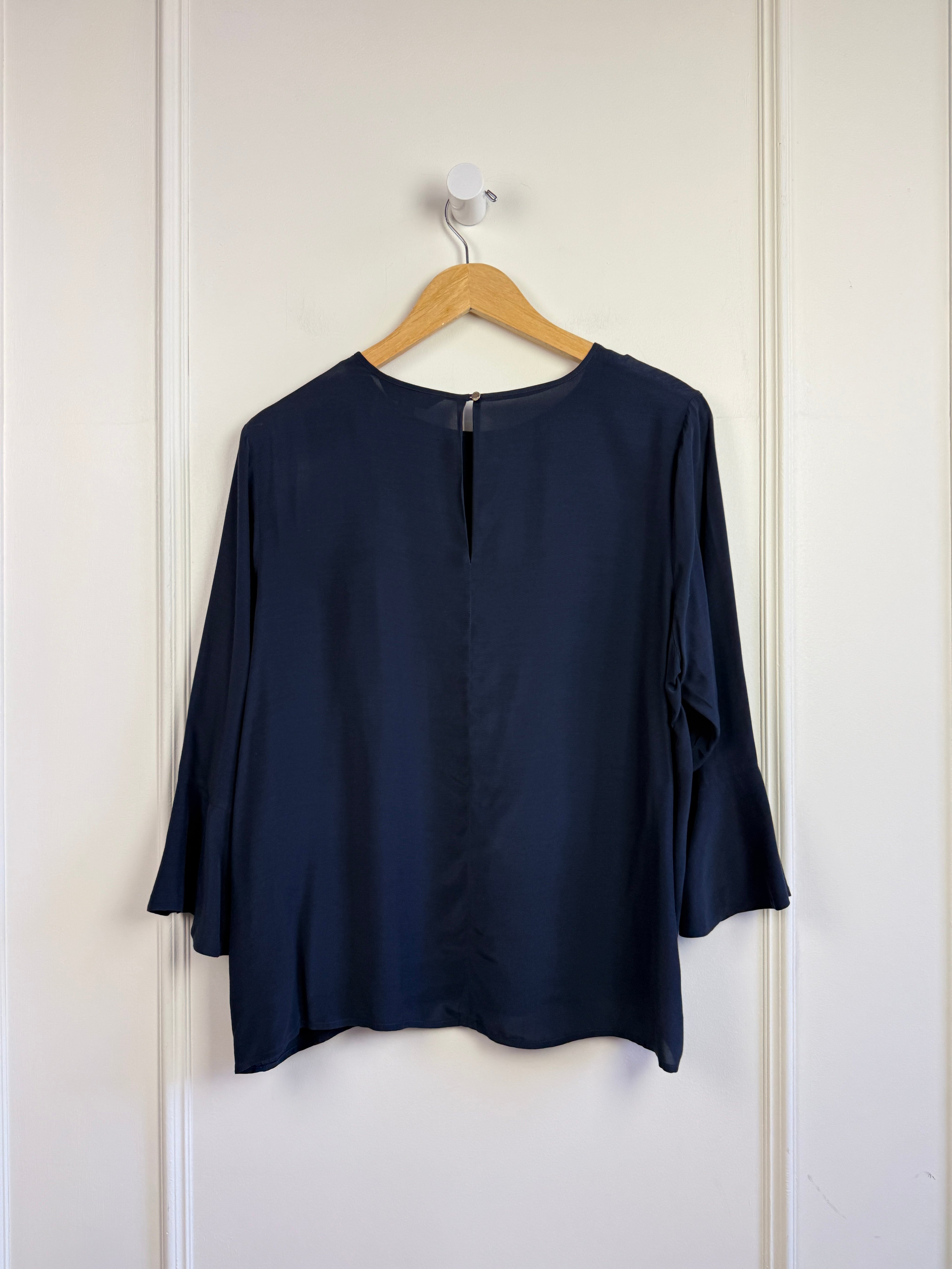 Tommy Hilfiger Navy Blouse (L)