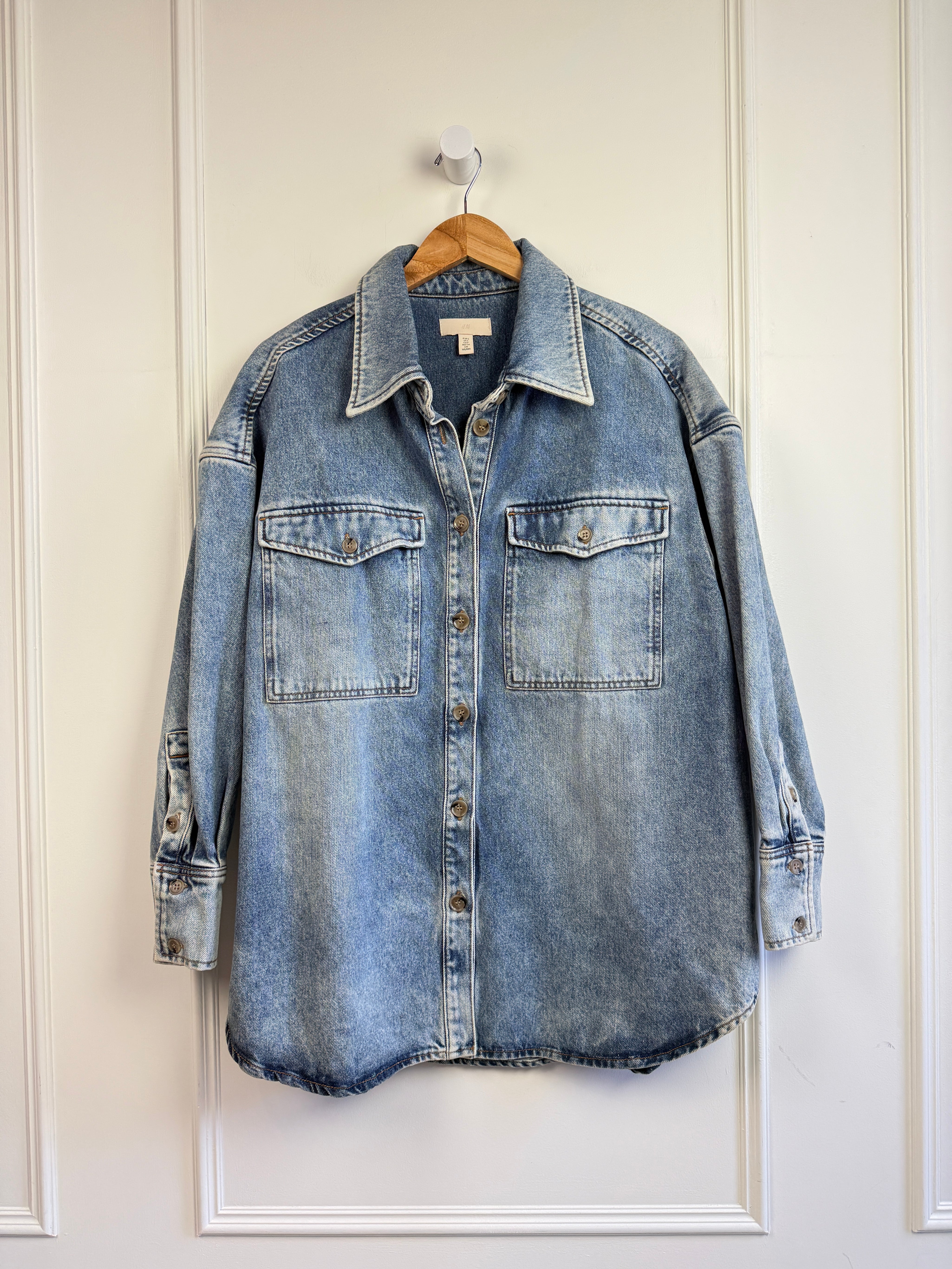 H&M Heavy Denim Shacket (S)