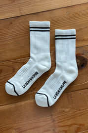 Le Bon Shoppe - Boyfriend Socks | Classic White