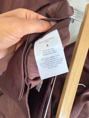 Favorite Daughter Brown Satin Trousers (4/27)