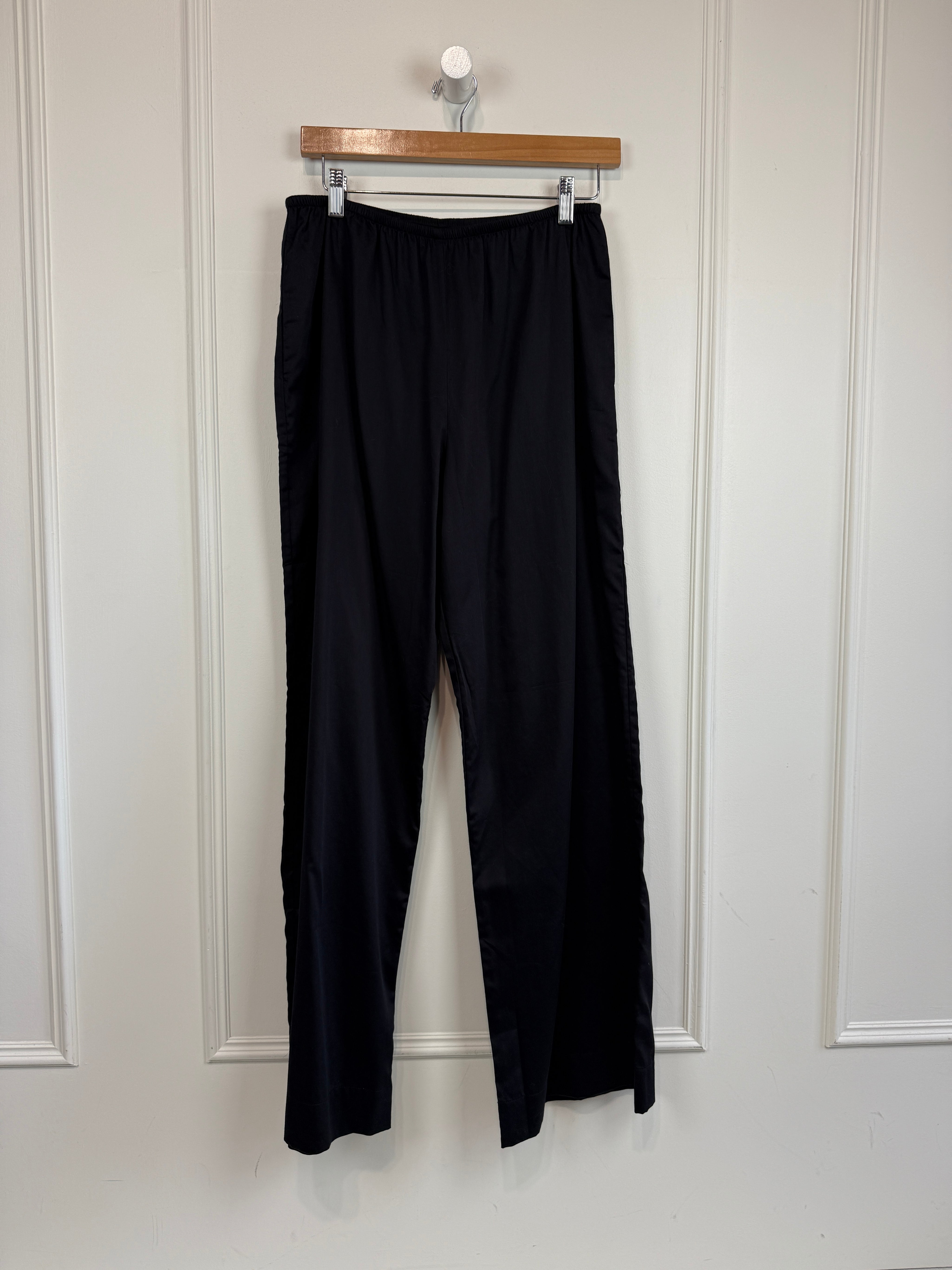 Leset Black Poplin Pants (M)