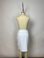 Susana Monoco White Midi Skirt (M)