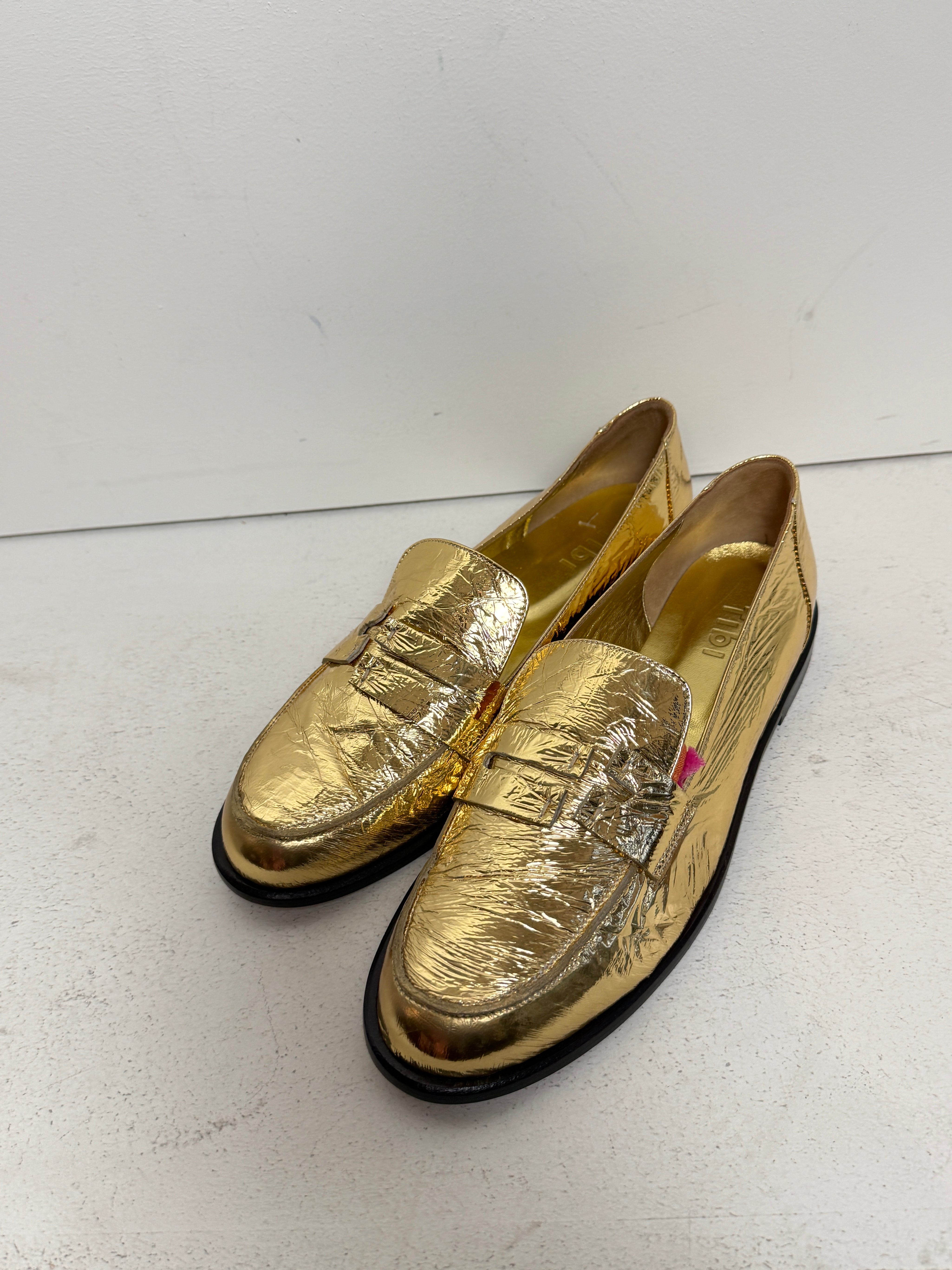 Tibi Nacho Metallic Loafer (40)