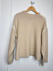 Toteme Tan Whipstich Sweater (S)