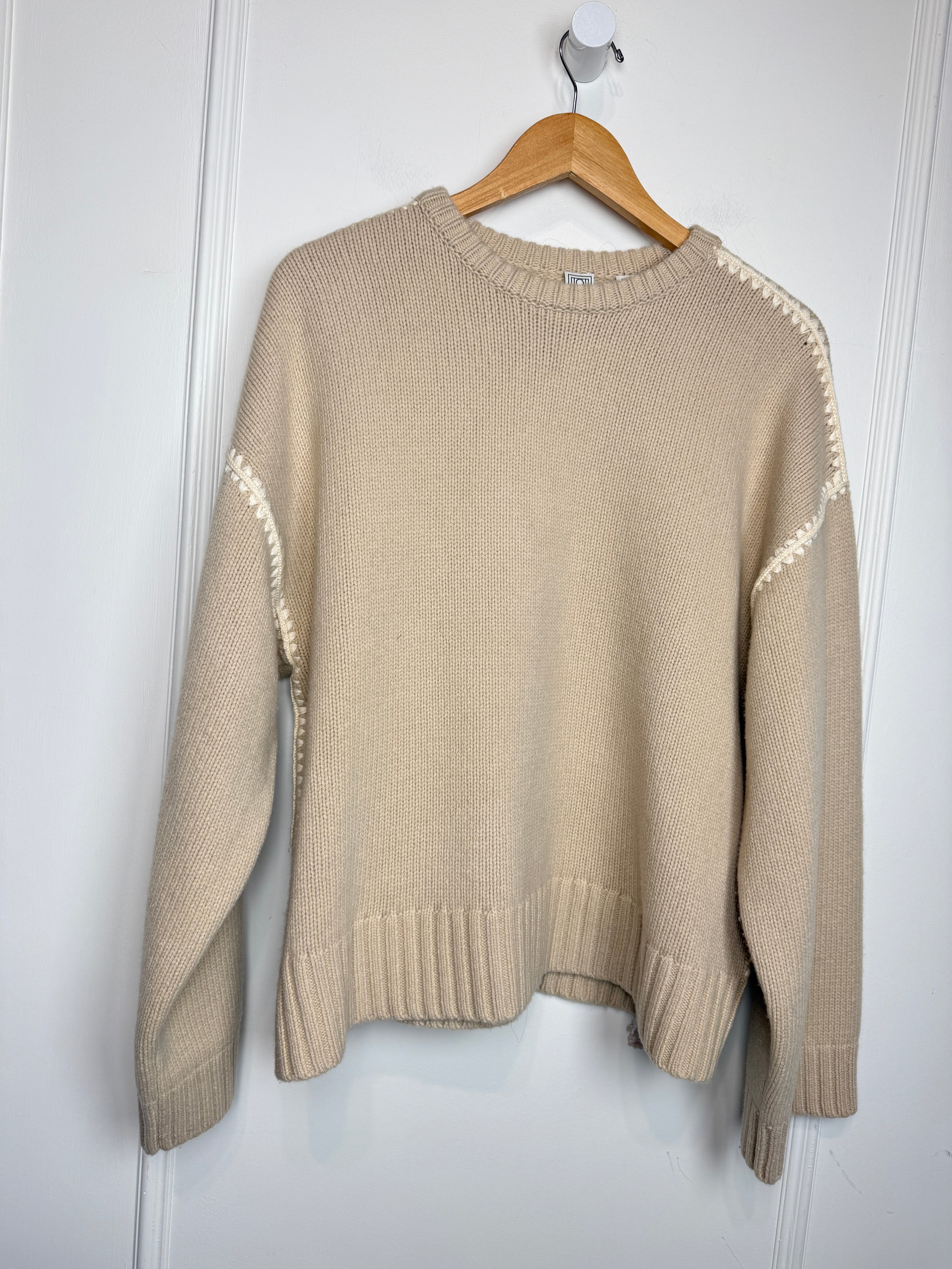 Toteme Tan Whipstich Sweater (S)