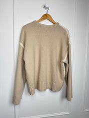 Toteme Tan Whipstich Sweater (S)