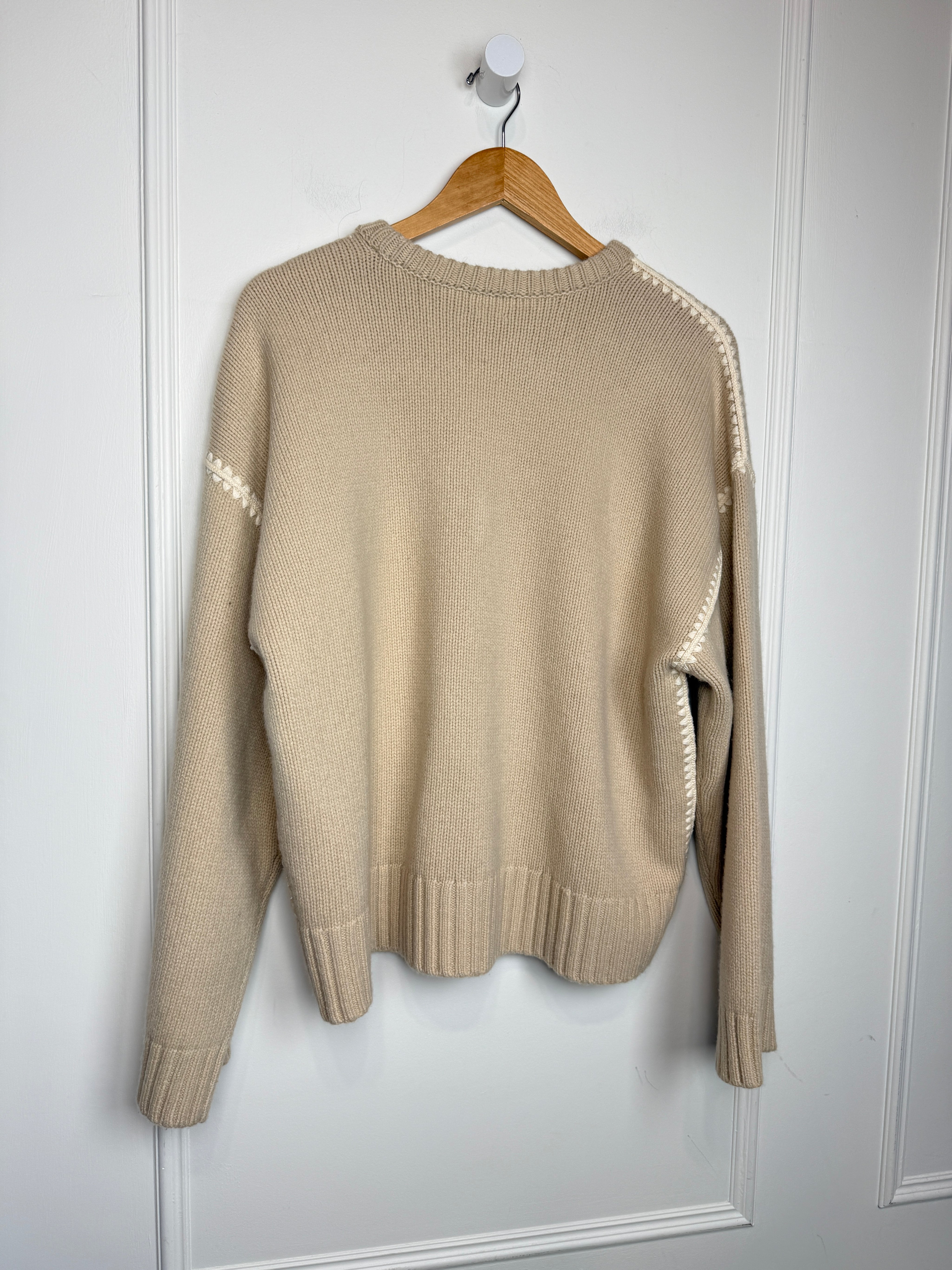Toteme Tan Whipstich Sweater (S)
