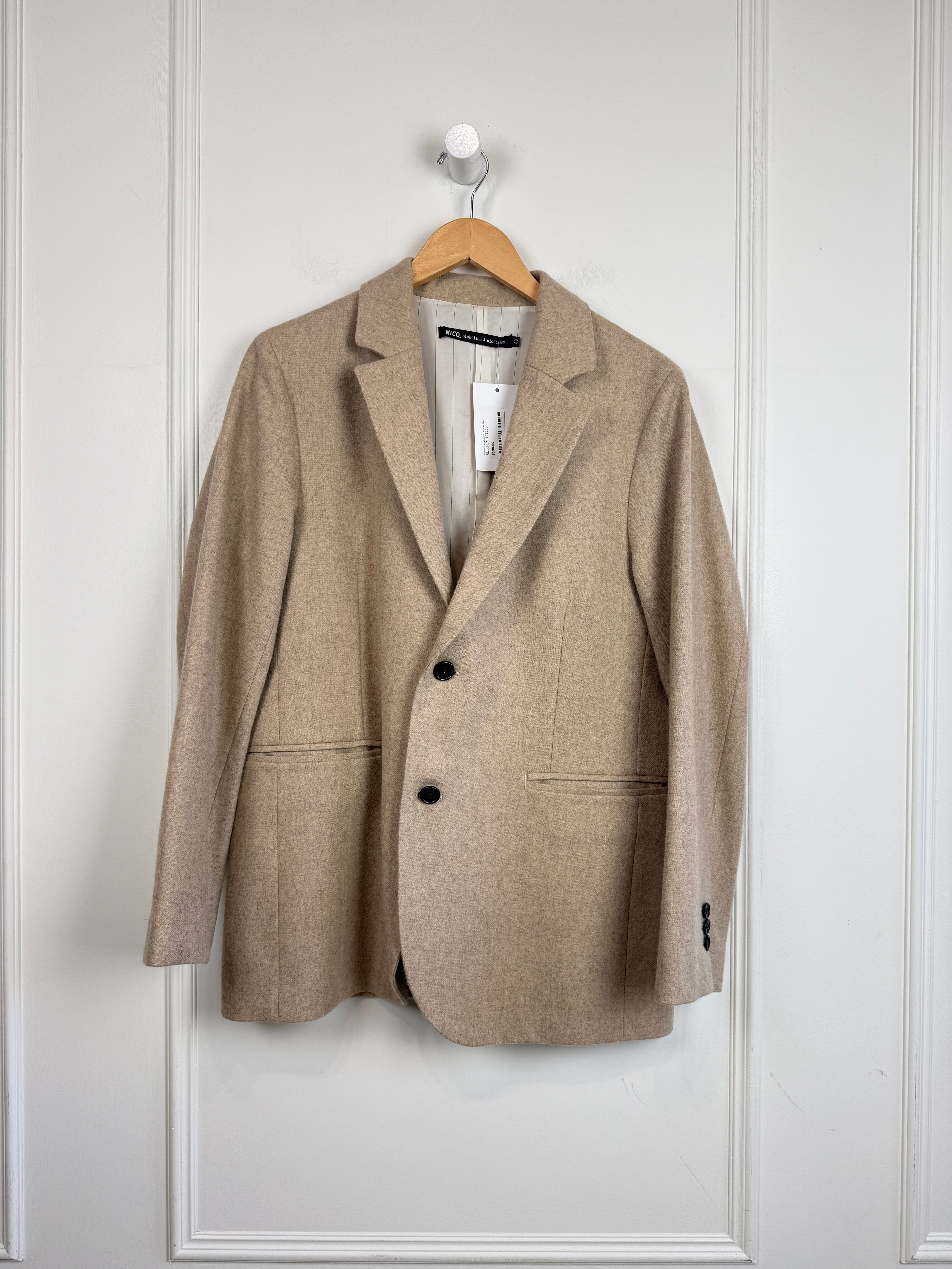 Nicholson & Nicholson Tan Wool Blazer (38/M)