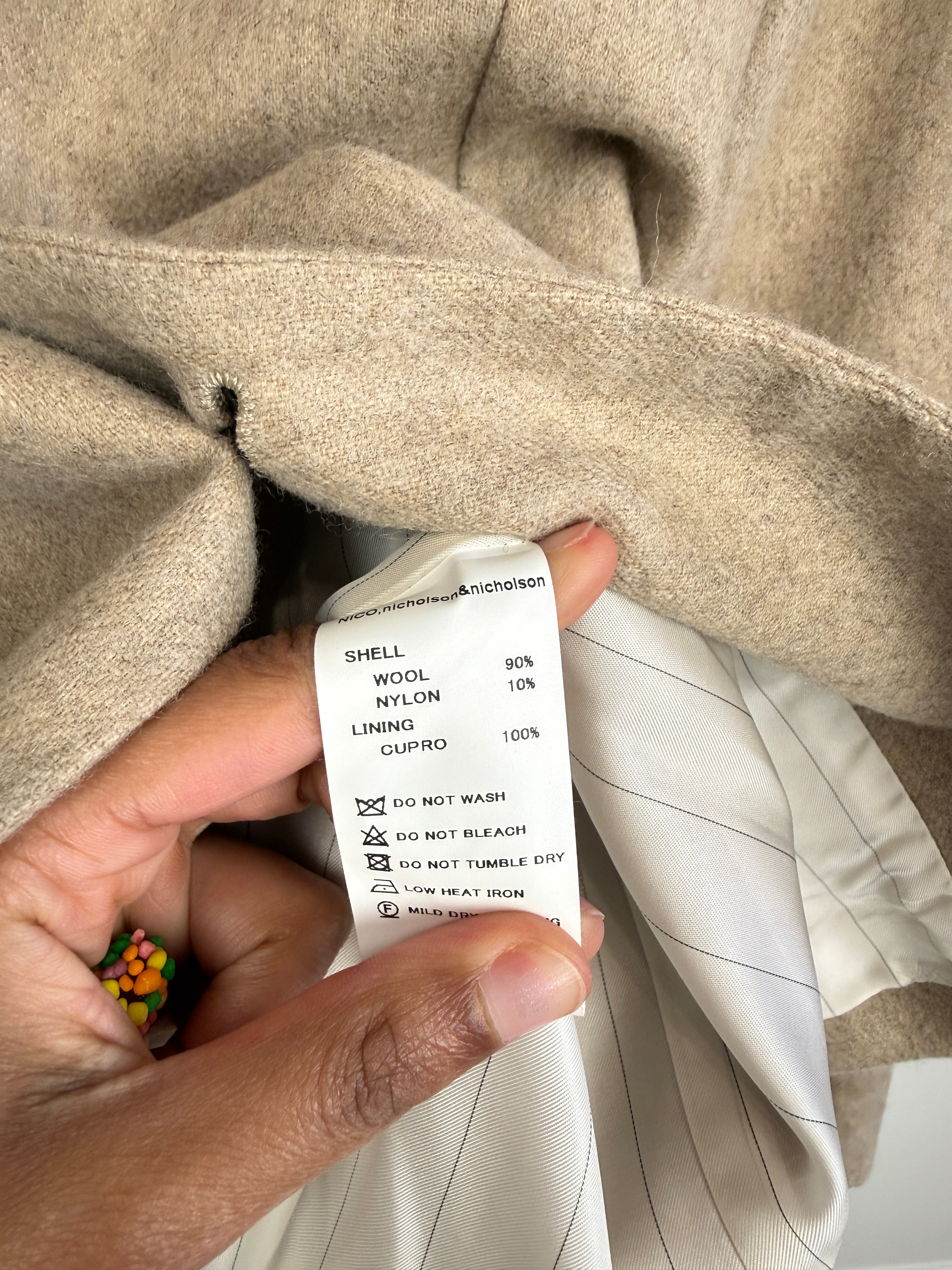 Nicholson & Nicholson Tan Wool Blazer (38/M)