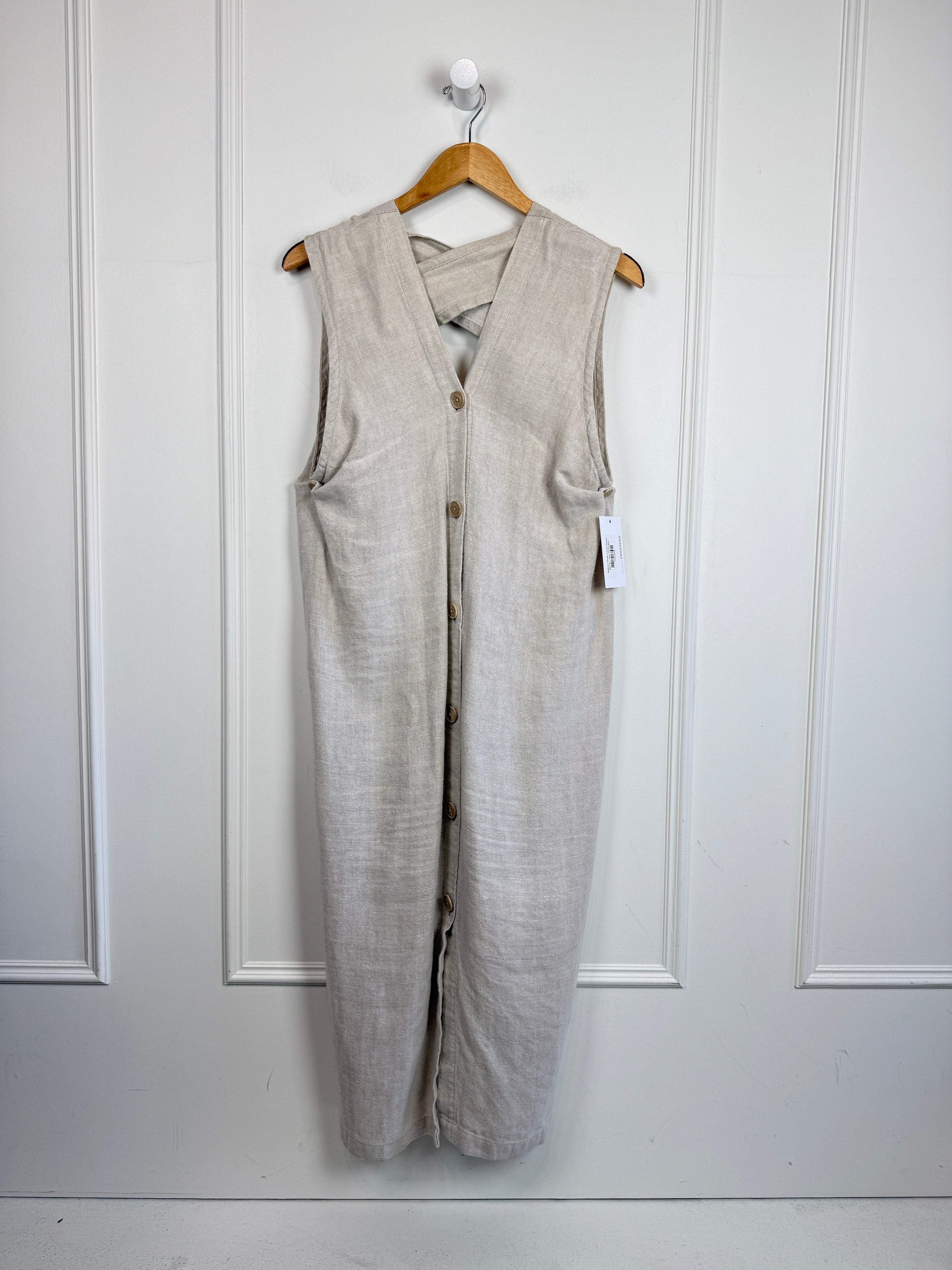 Batoon Khaki Linen Dress (M)