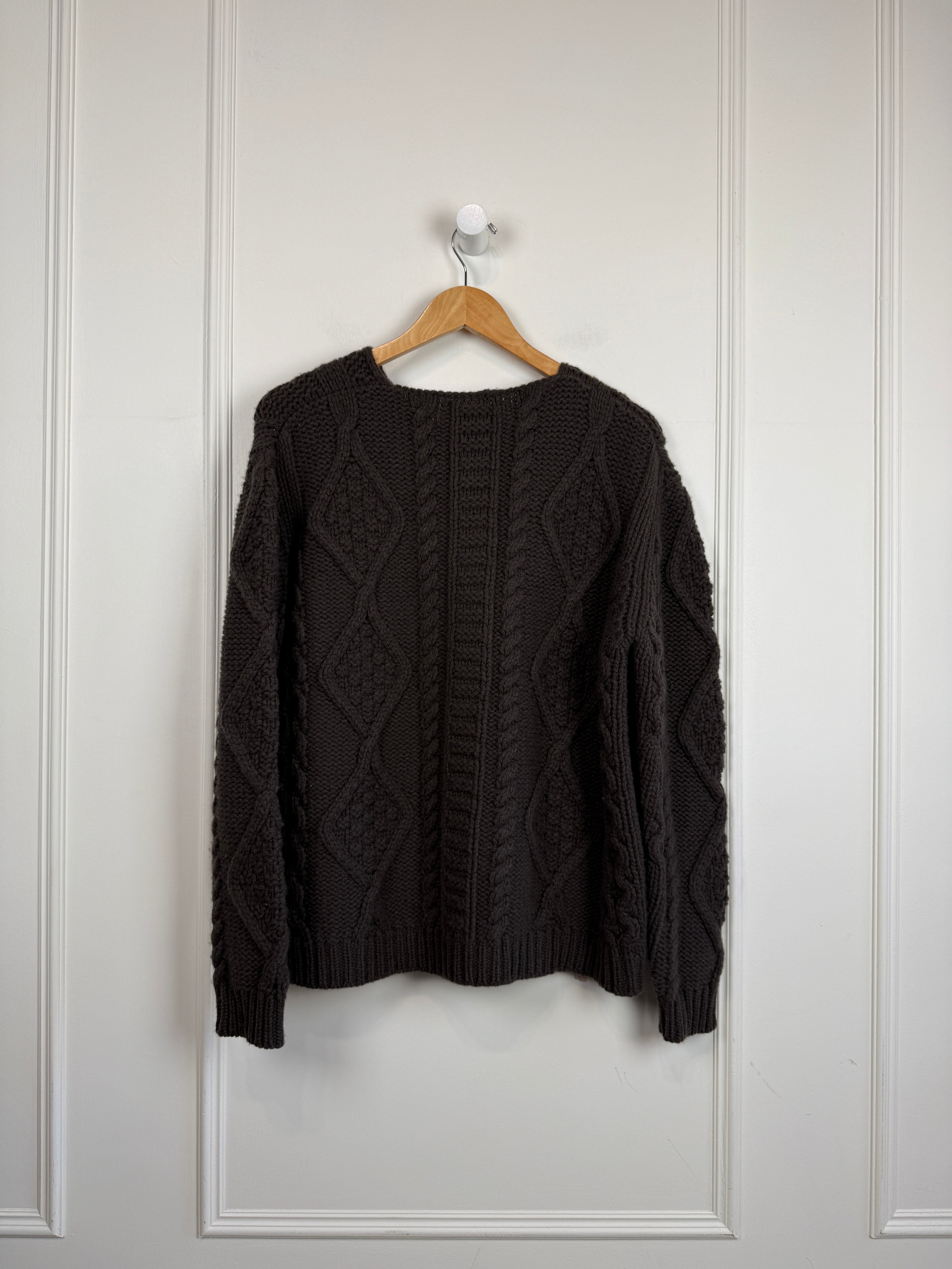 Hache Cable Zip Cardigan (40/M)