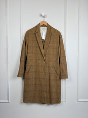 Forte Forte Plaid Wool/Cotton Coat (1/S)