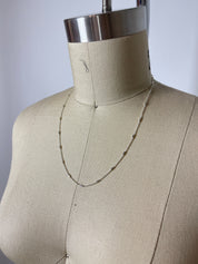 {made} community - Curb + Bar Layering Necklace | Silver