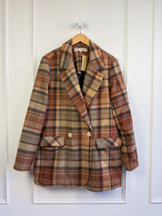 Free People Plaid Blazer (L)