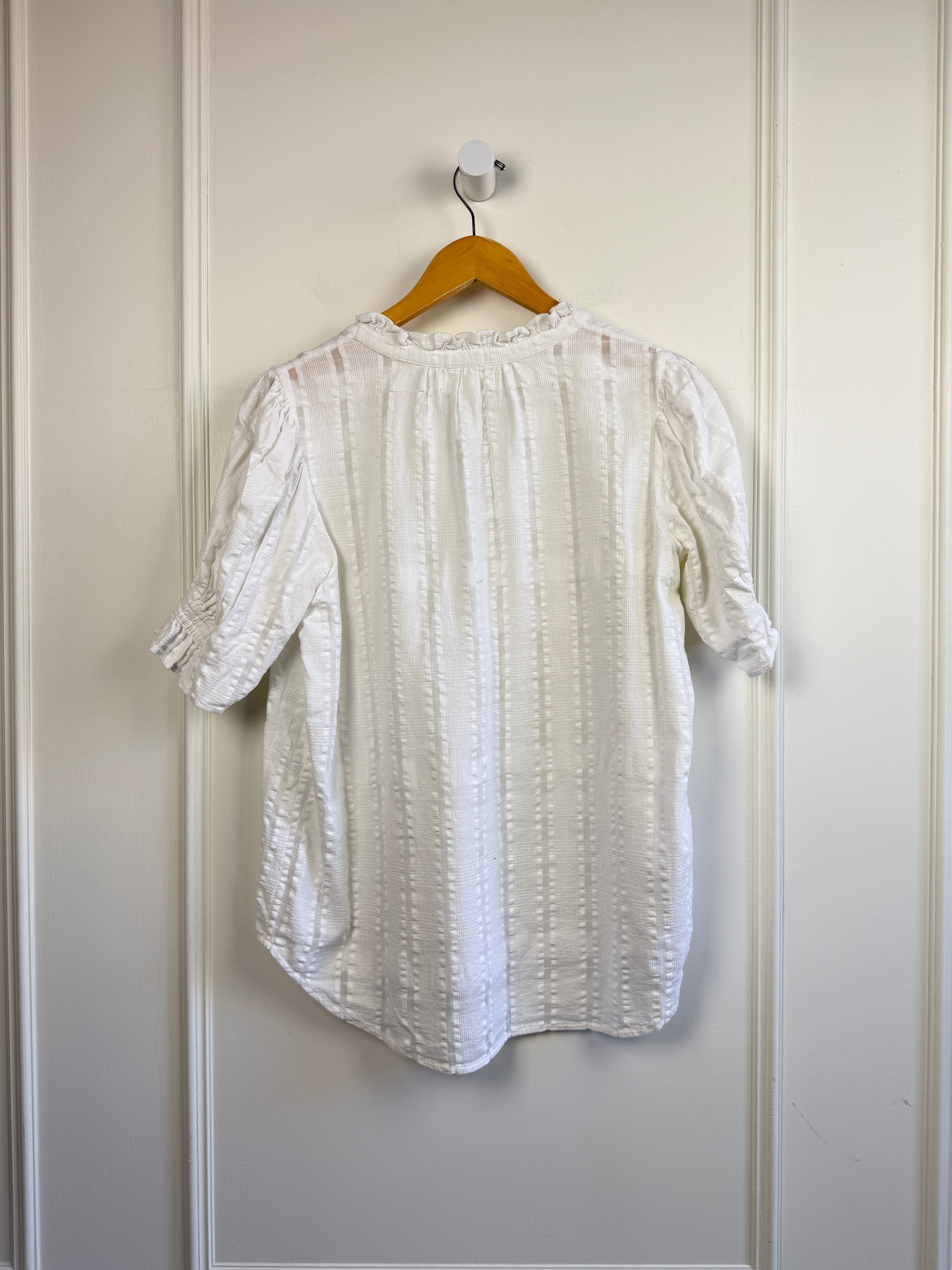 Apiece Apart White Blouse (M)