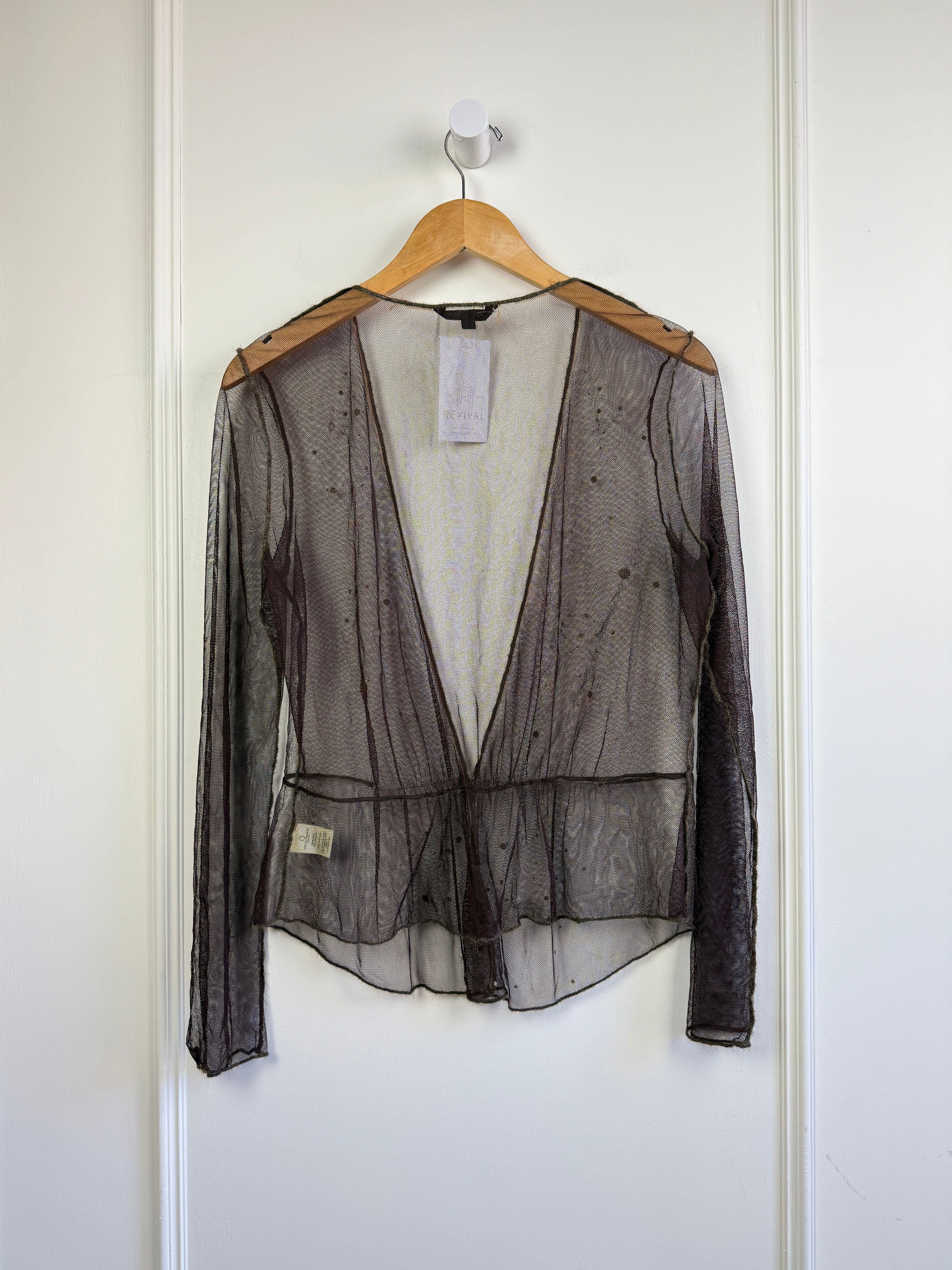 Rozae Nichols Sheer Top (M)