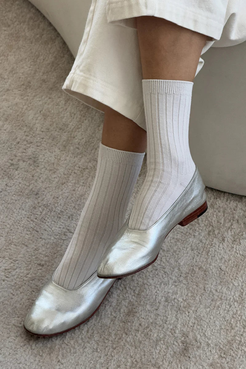 Le Bon Shoppe - Her Socks | Classic White