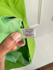Bottega Veneta Lime Green Silk Dress (42/M)