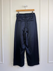 Vince Satin Navy Trousers (4/S)