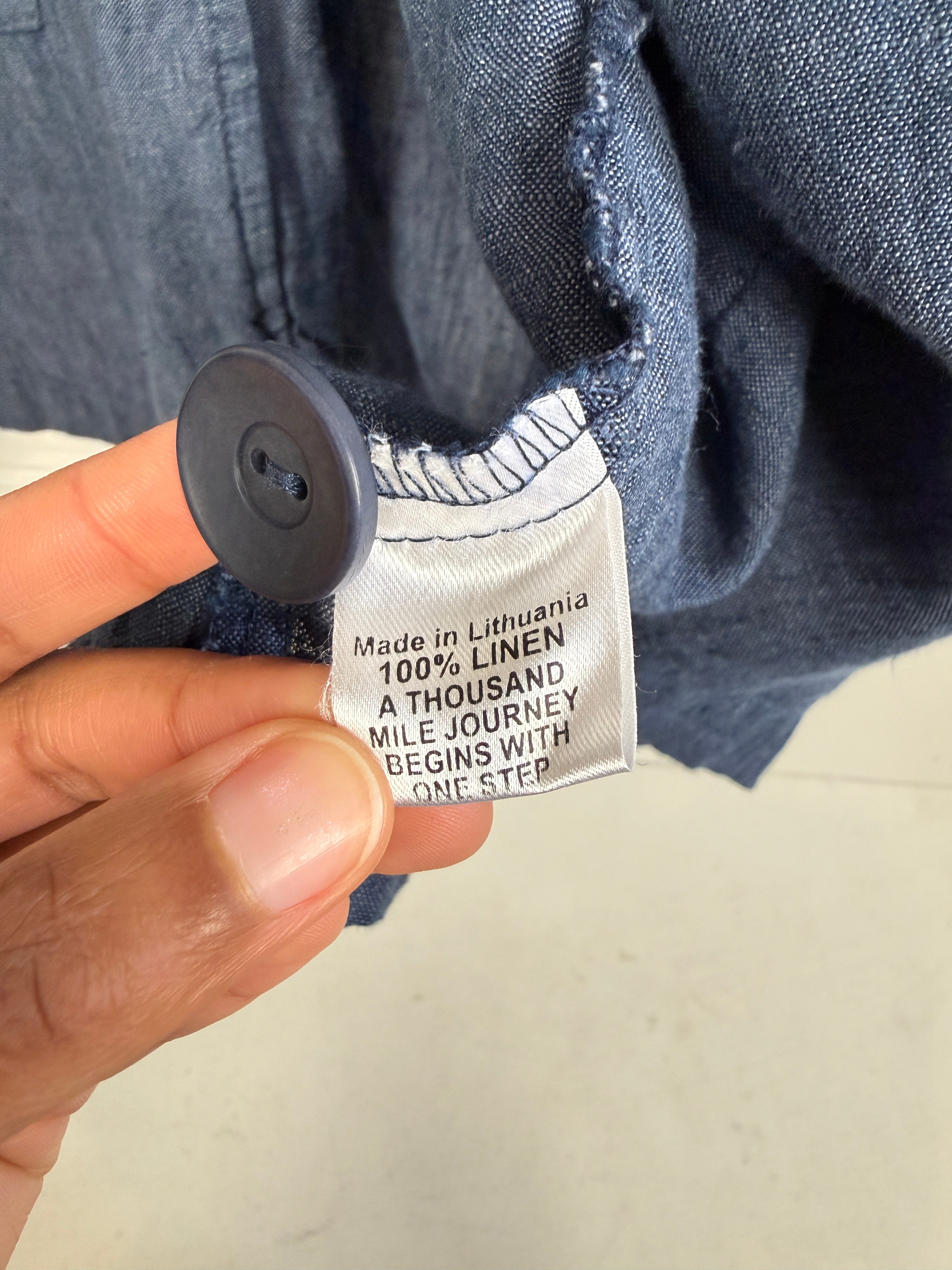 Flax Blue Top (S)