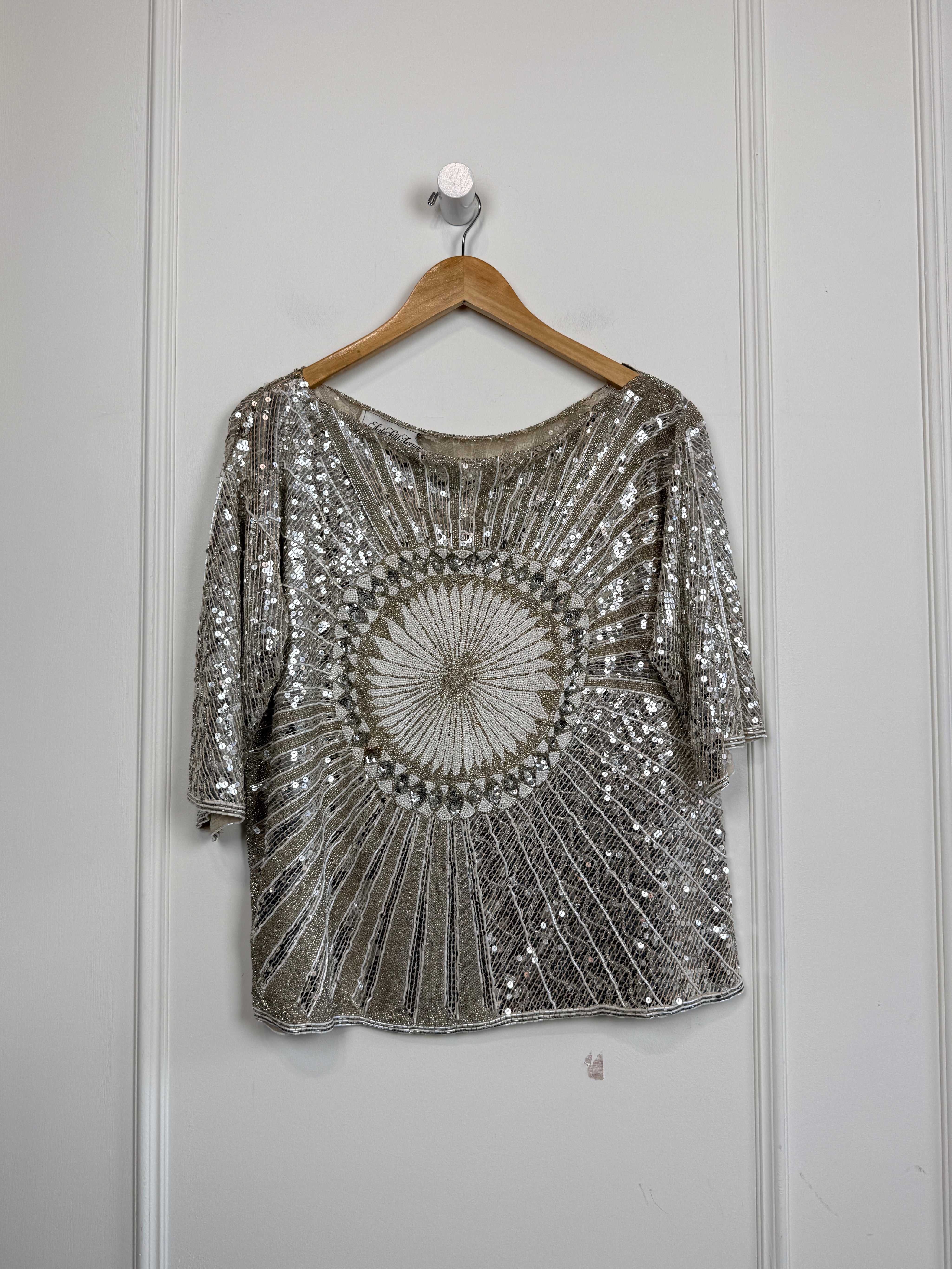 Vintage Saks Fifth Avenue Beaded Top (OS)