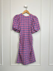 Ganni Pink Plaid Dress (38/S)