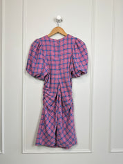Ganni Pink Plaid Dress (38/S)