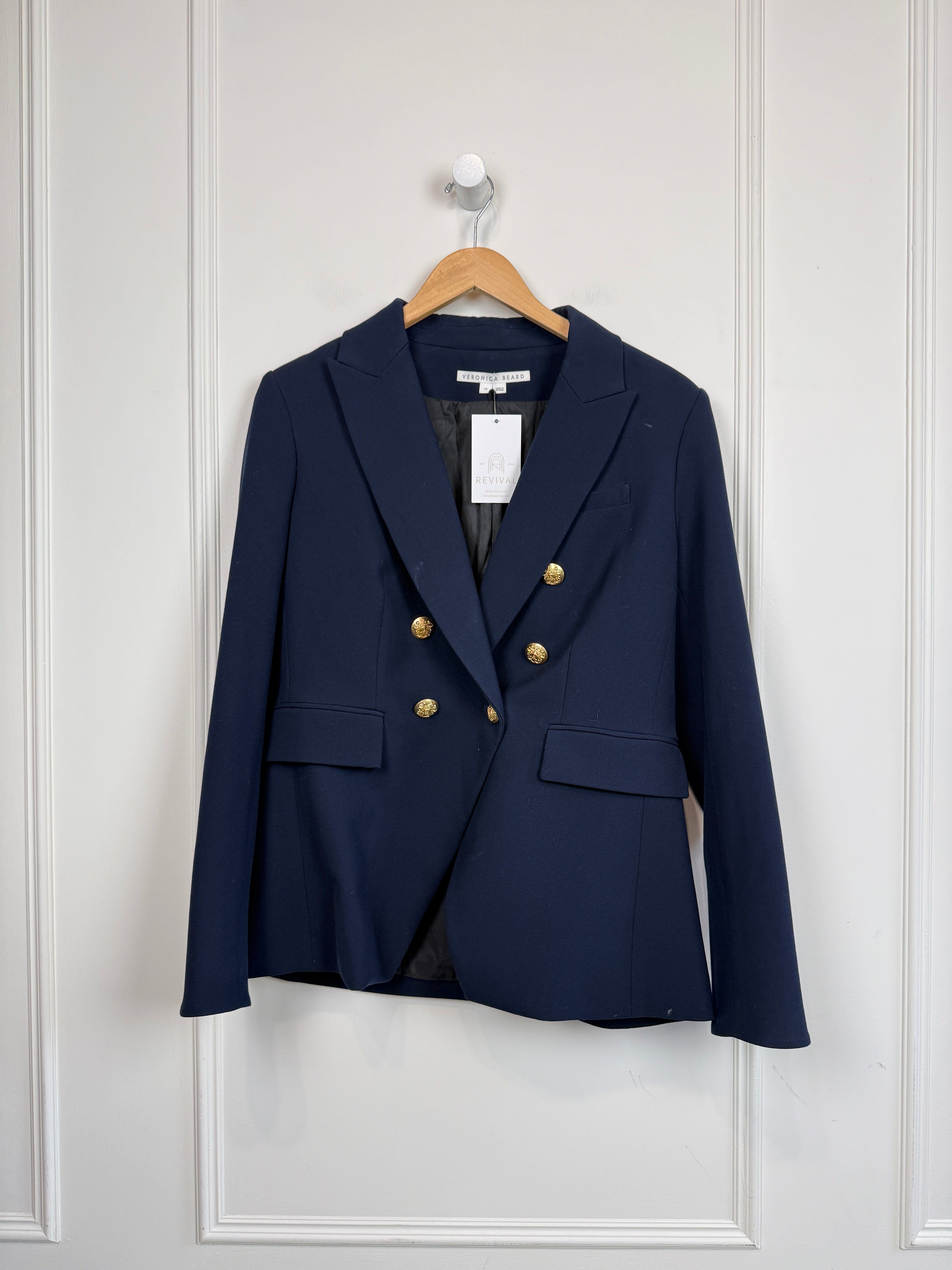 Veronica Beard Navy Blazer (12/L)