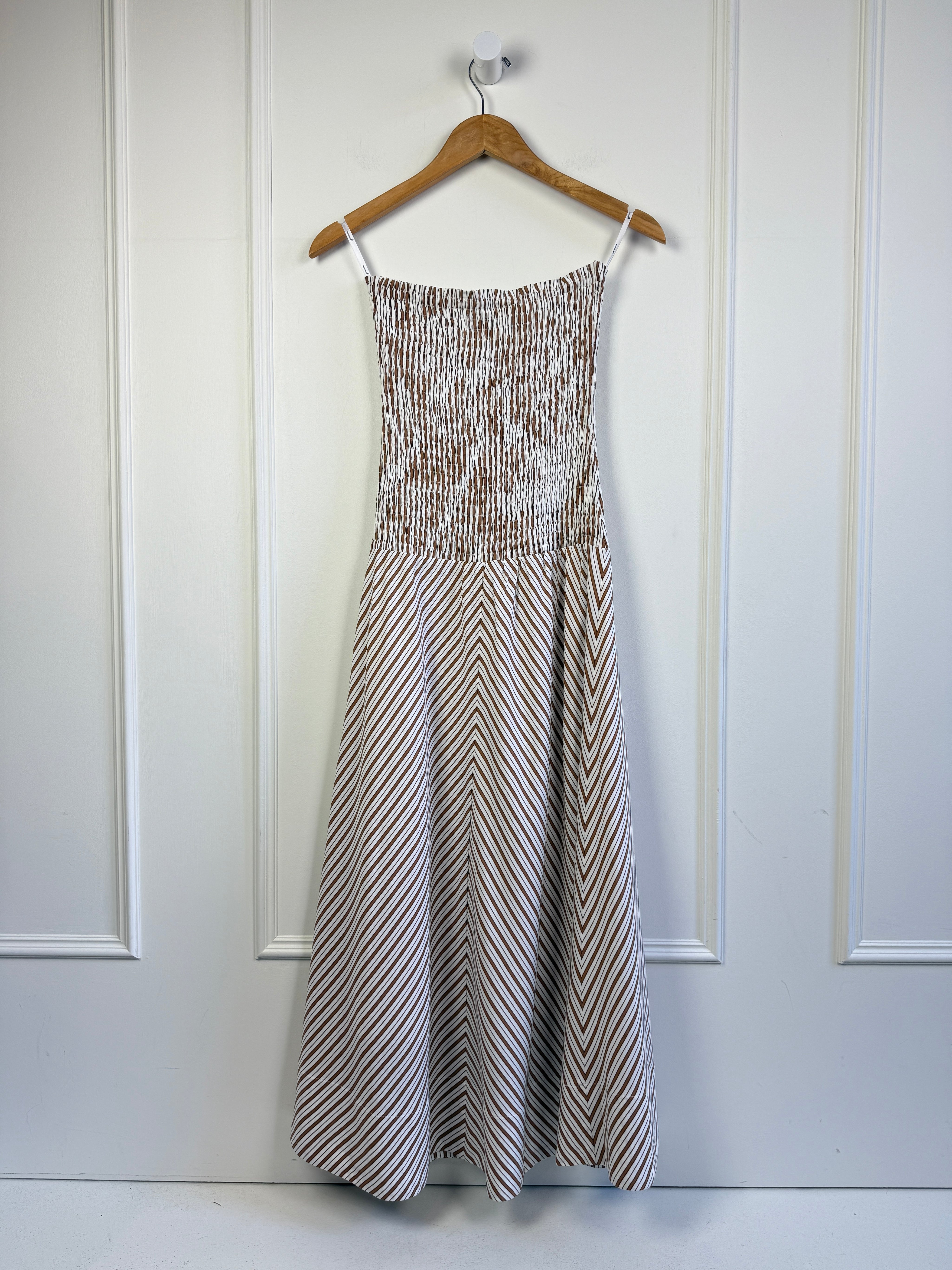 Minkpink Strapless Striped Dress (XS)