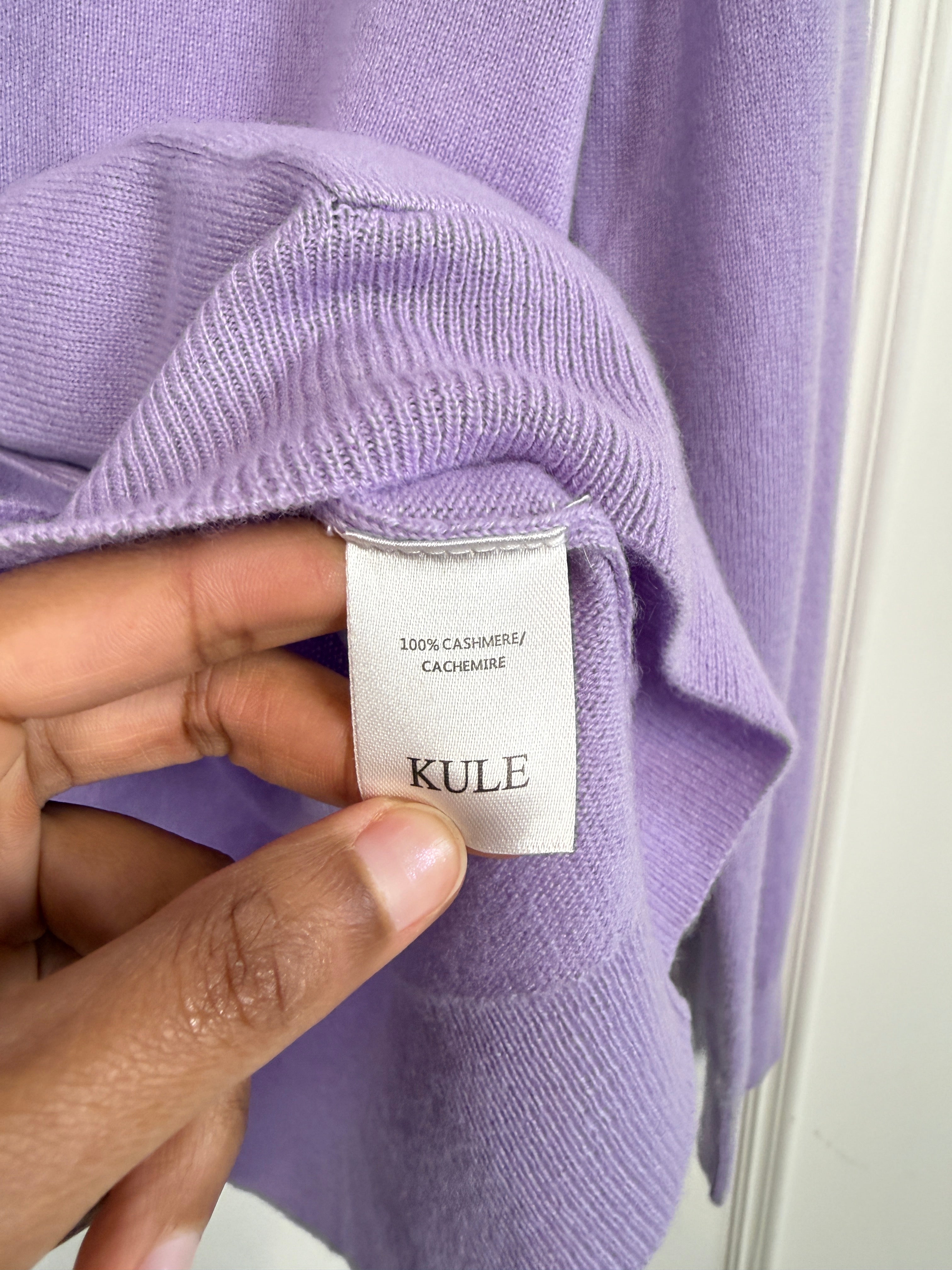 Kule Cashmere Cardigan - Purple (M)