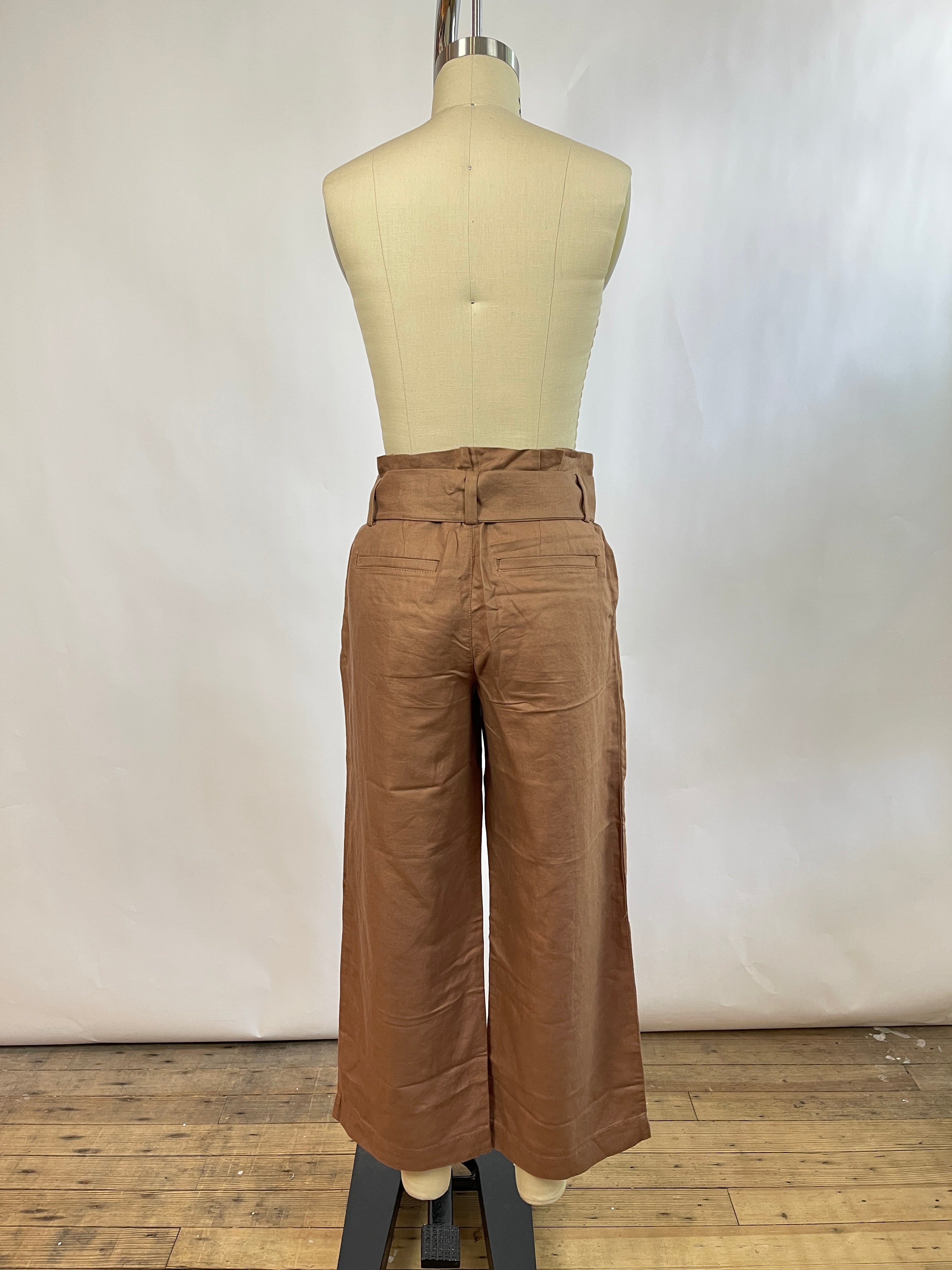 LOFT Brown Paper Bag Pants (2/26)