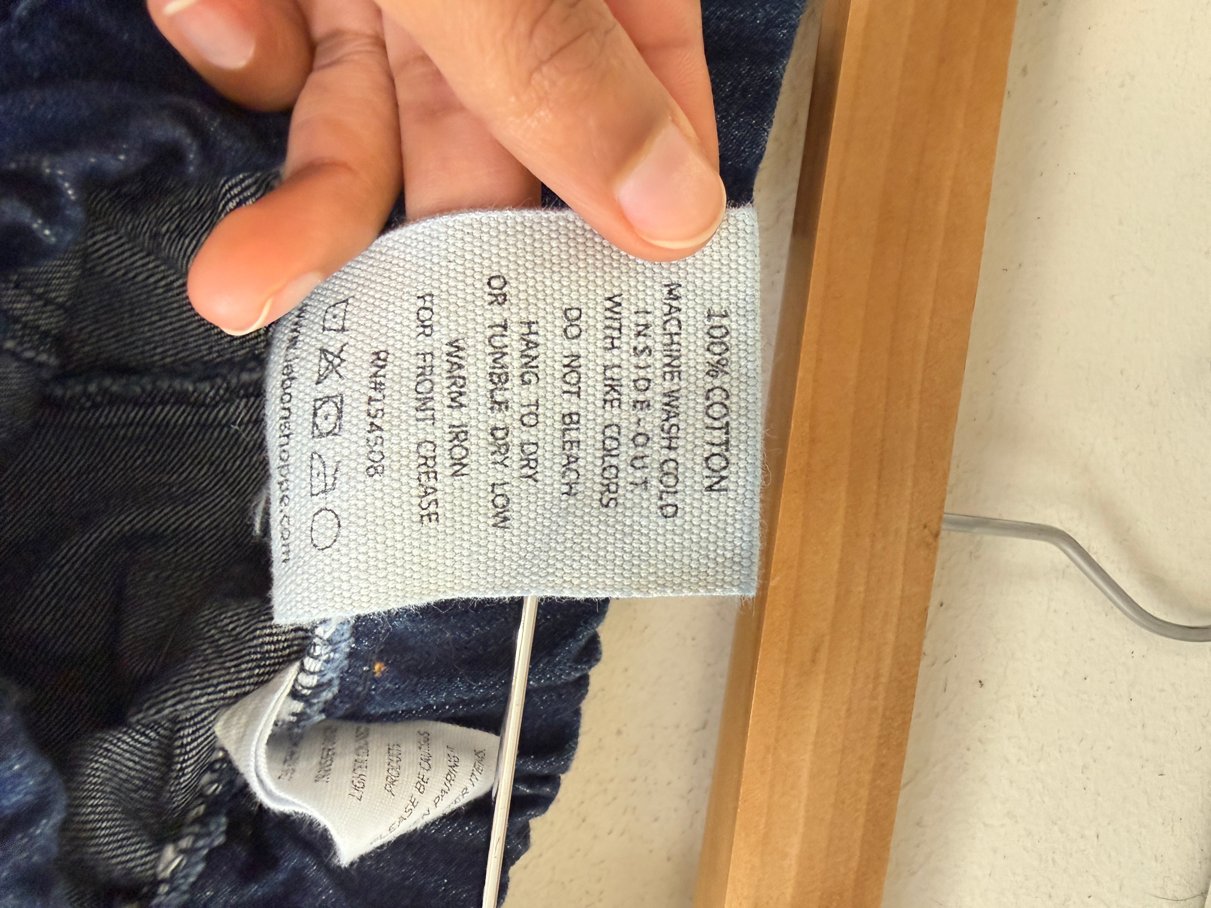 Le Bon Shoppe Dark Denim Arc Pants (S)