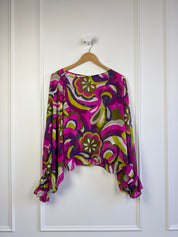 Trina Turk Print Blouse (M)