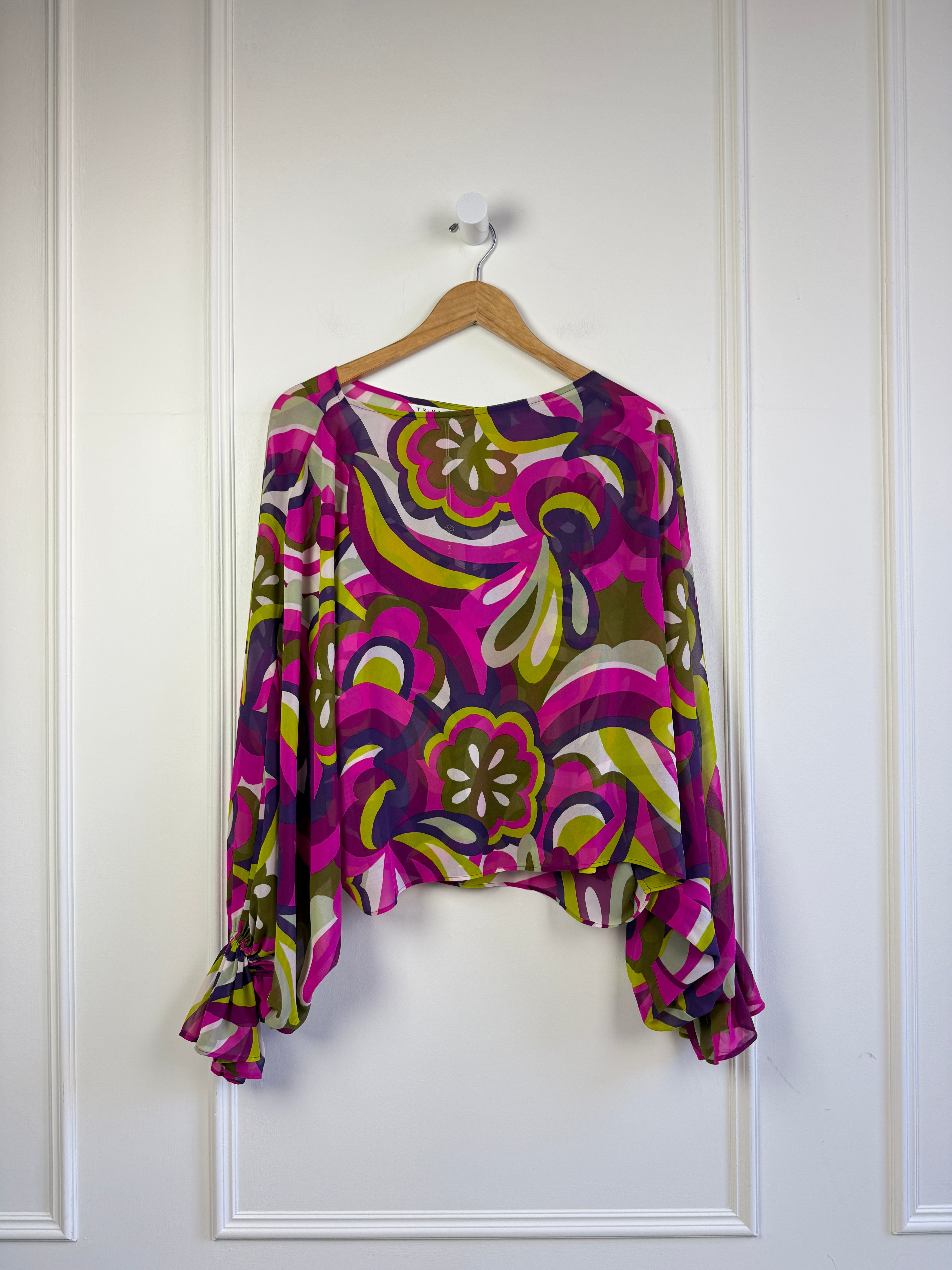 Trina Turk Print Blouse (M)