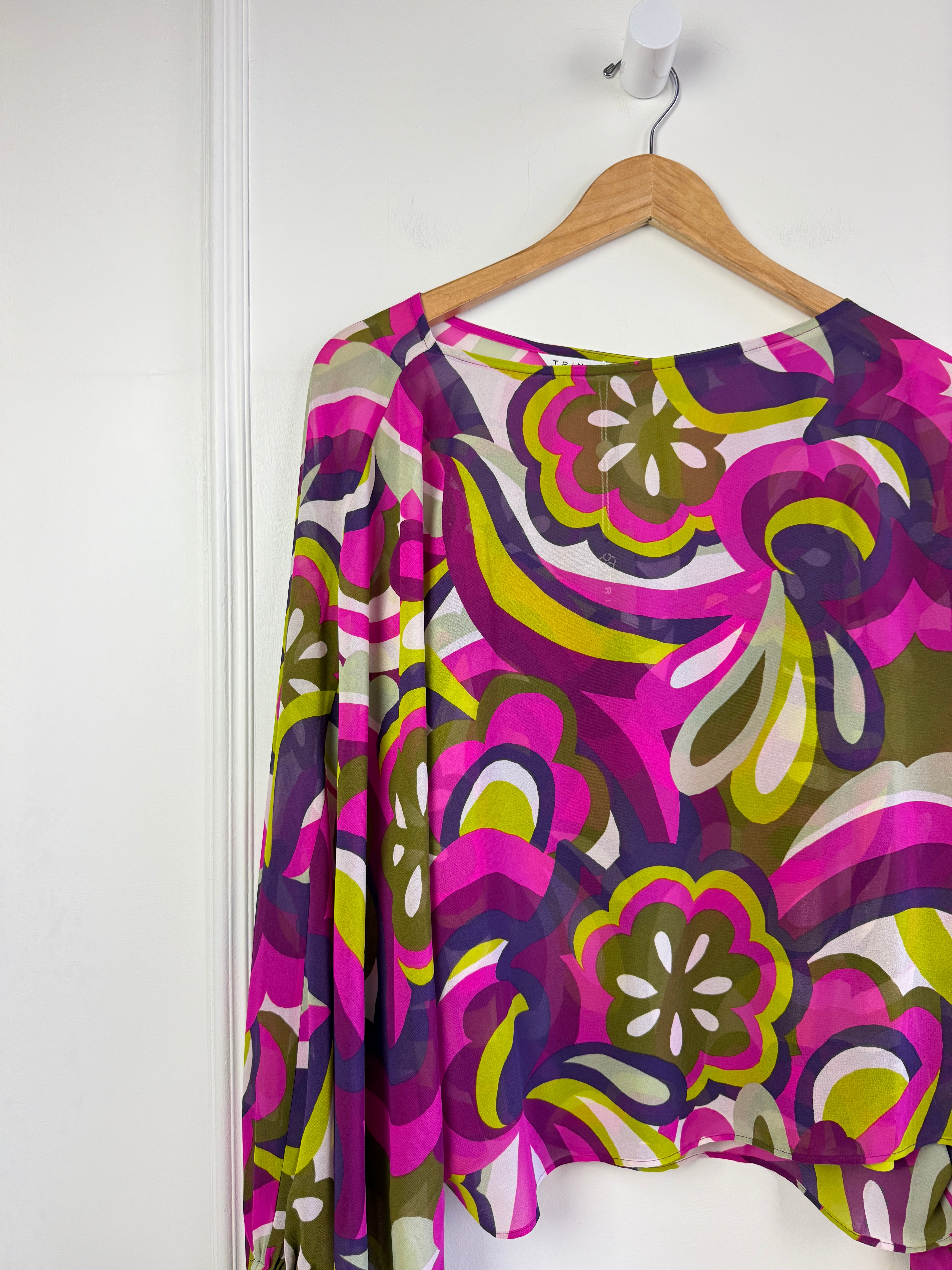Trina Turk Print Blouse (M)
