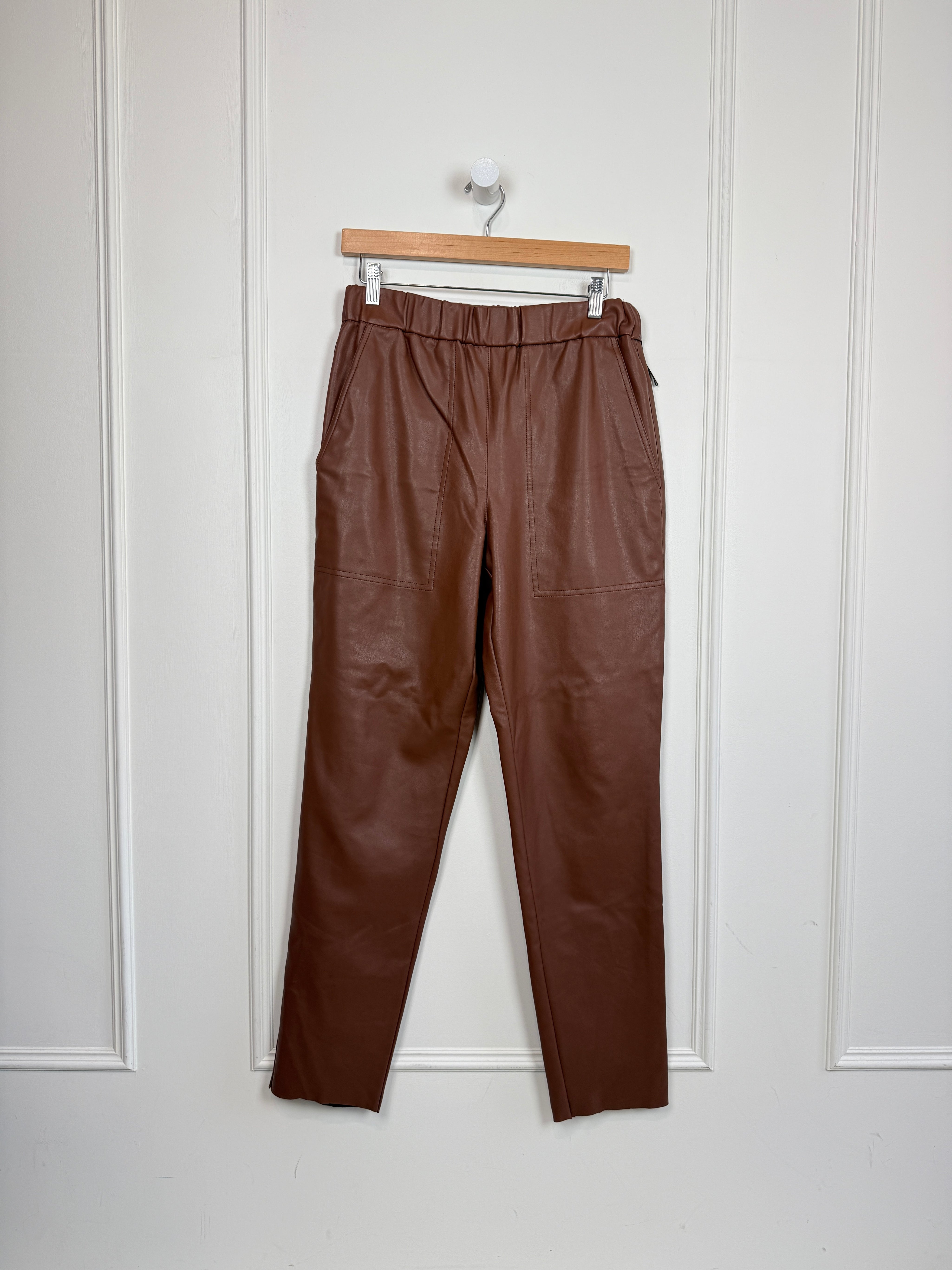 Tibi Faux Leather Pants (S)