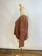 CRUSH Cashmere Striped Sweater (S/M)