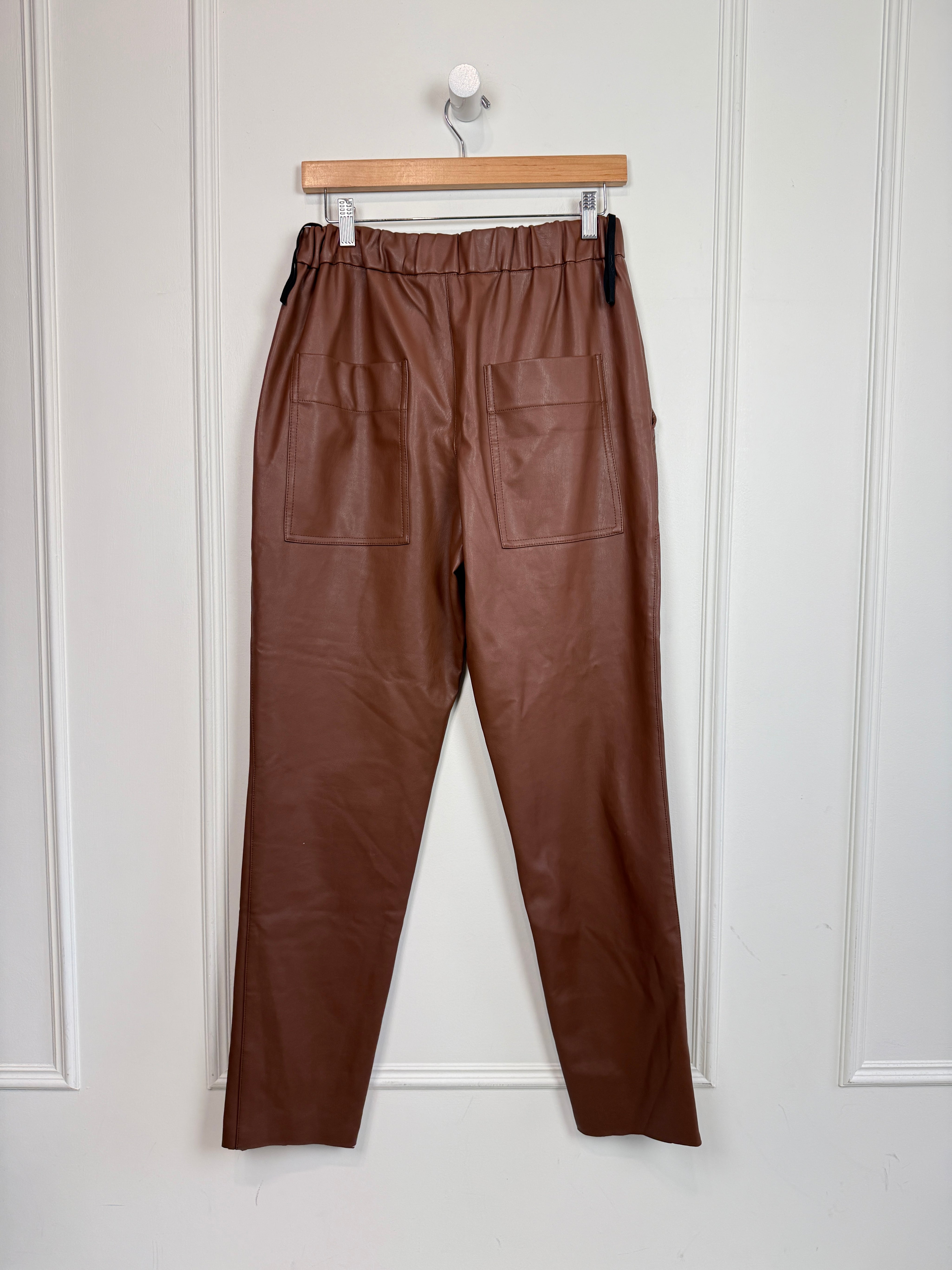 Tibi Faux Leather Pants (S)