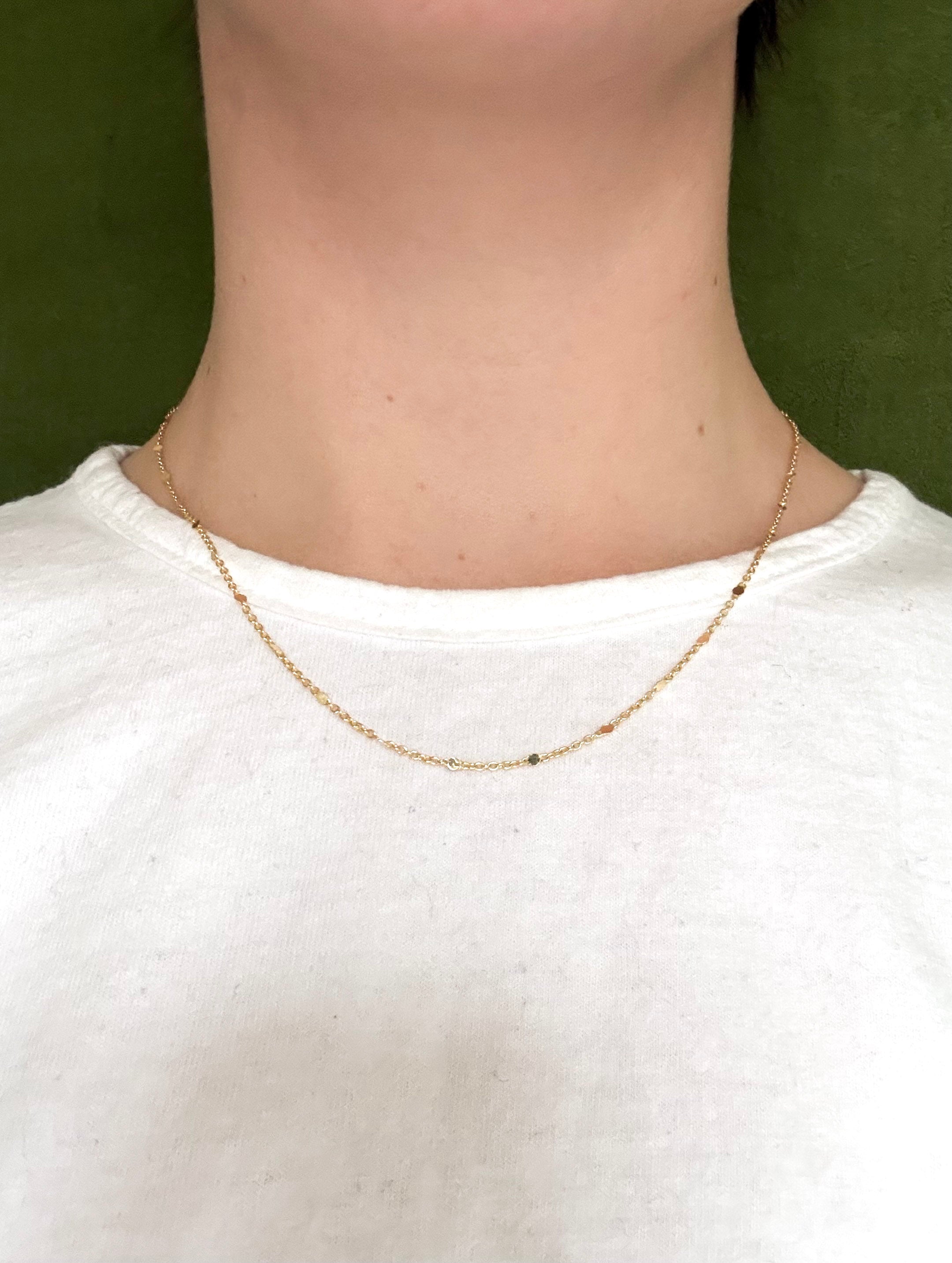 Made Community - Coin Chain Layering Necklace