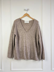 By Malene Birger Rhila V Neck Sweater (XL)